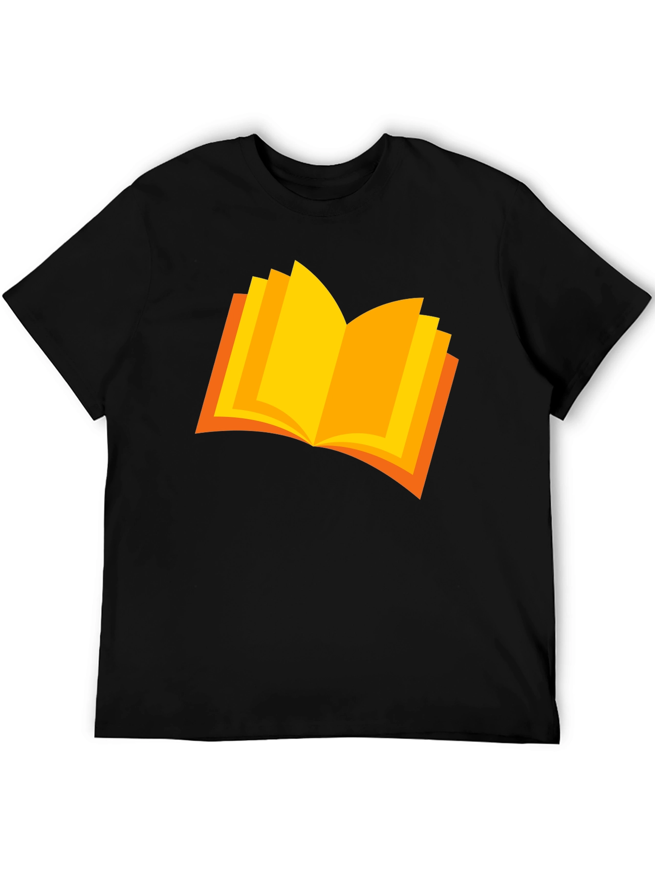Book Graphic Black T-Shirt - Reader Tee