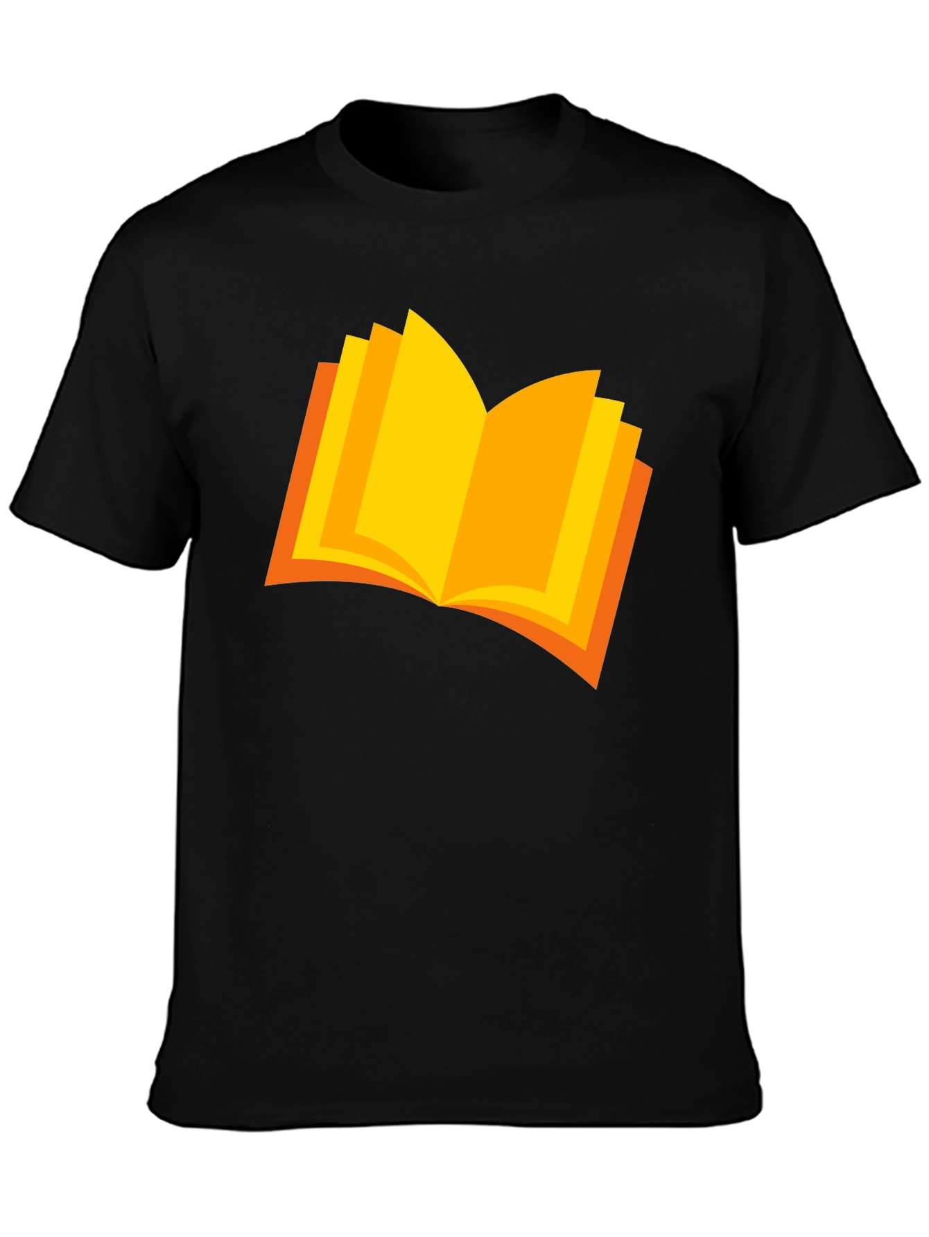 Book Graphic Black T-Shirt - Reader Tee