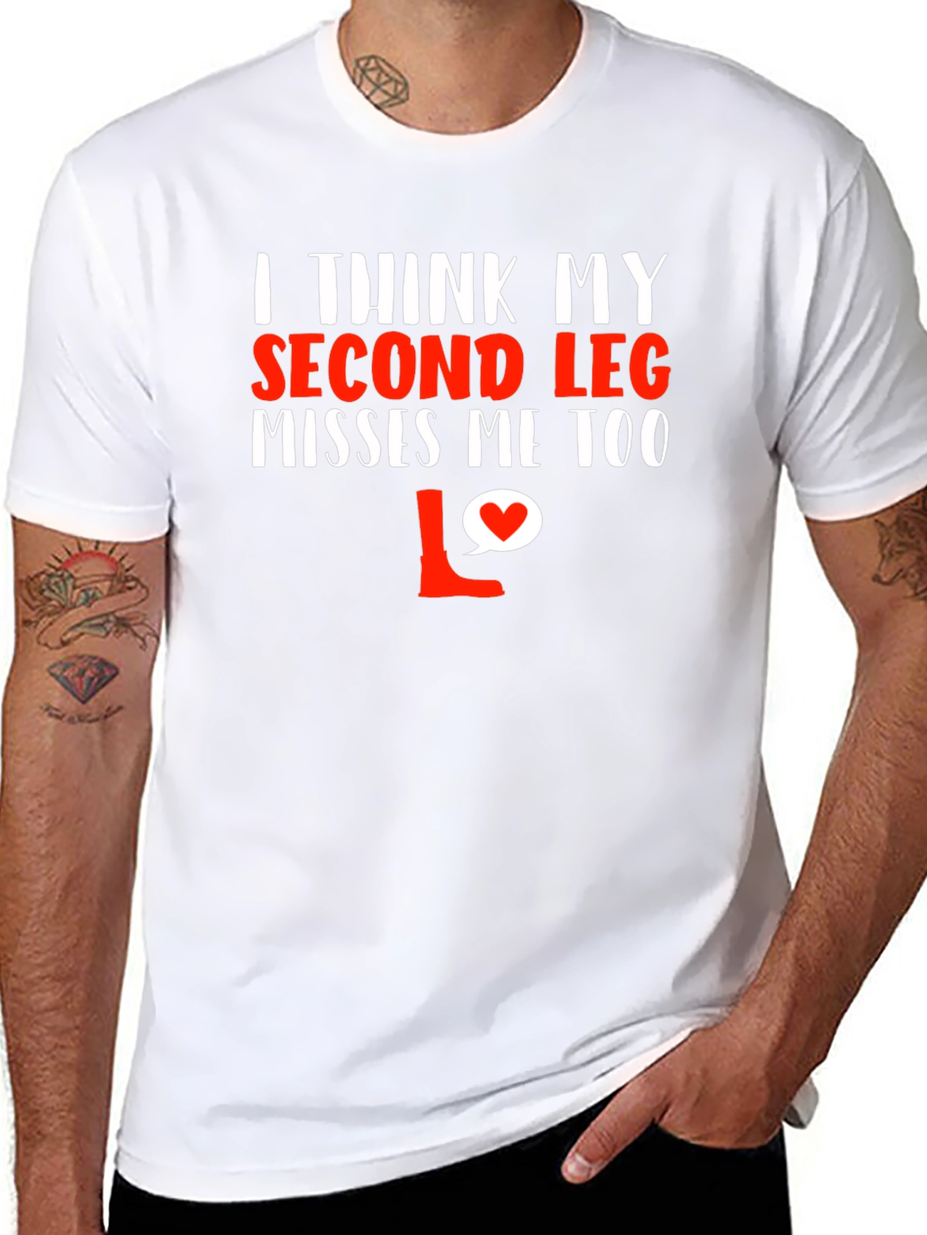 I Think My Second Leg Misses Me T-Shirt