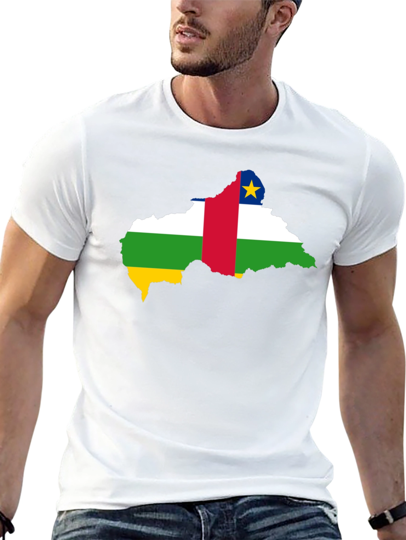 Central African Republic Flag T-Shirt