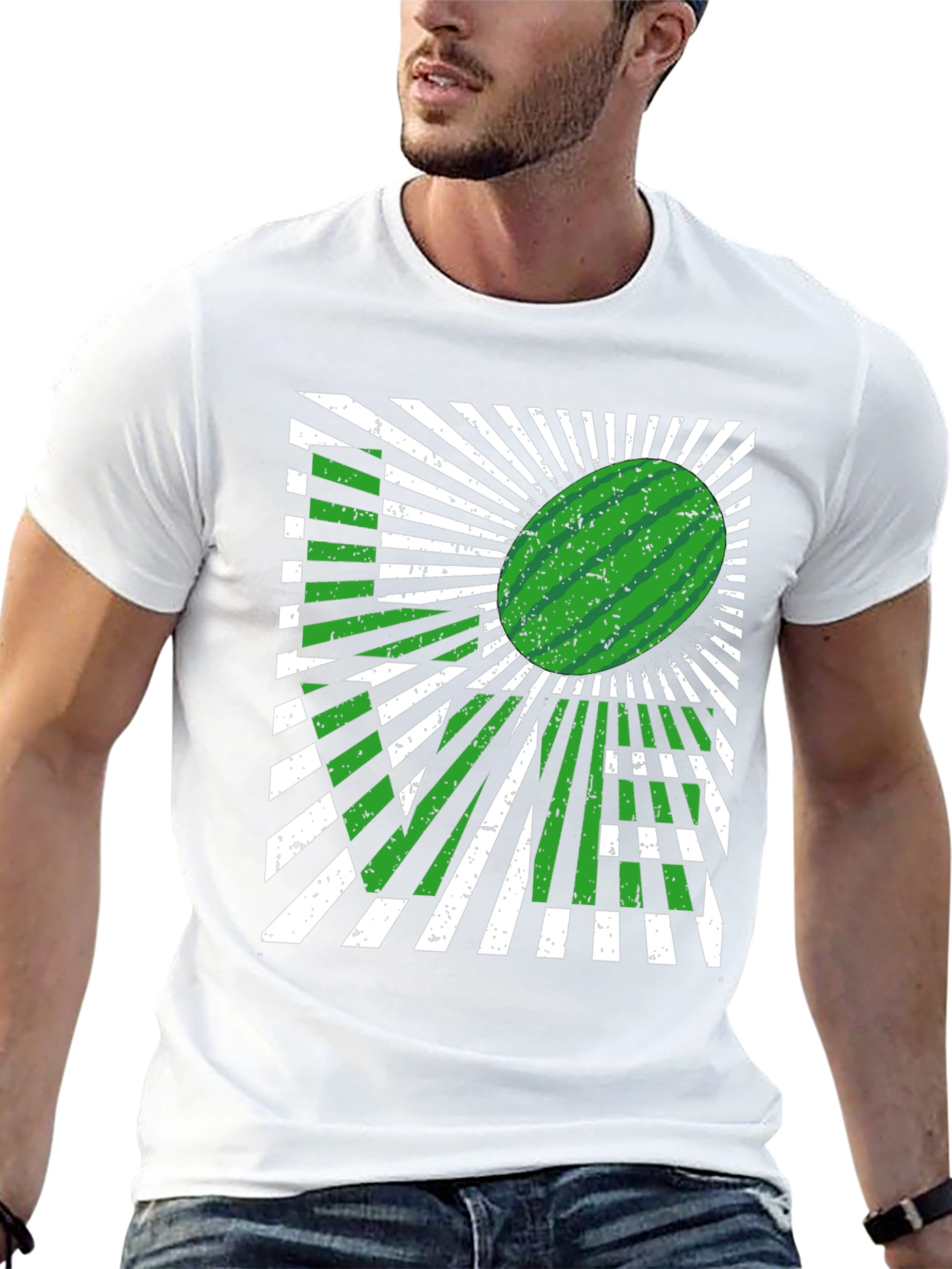 Watermelon LOVE Graphic T-Shirt - Fun Summer Style