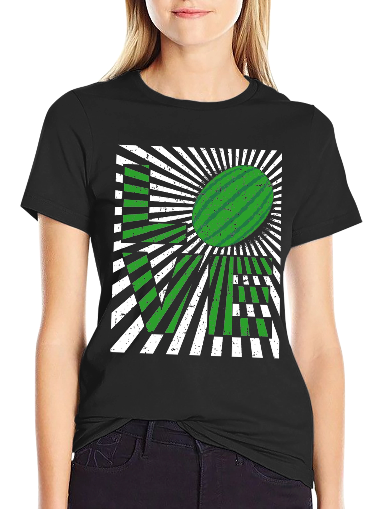 Watermelon LOVE Graphic T-Shirt - Fun Summer Style