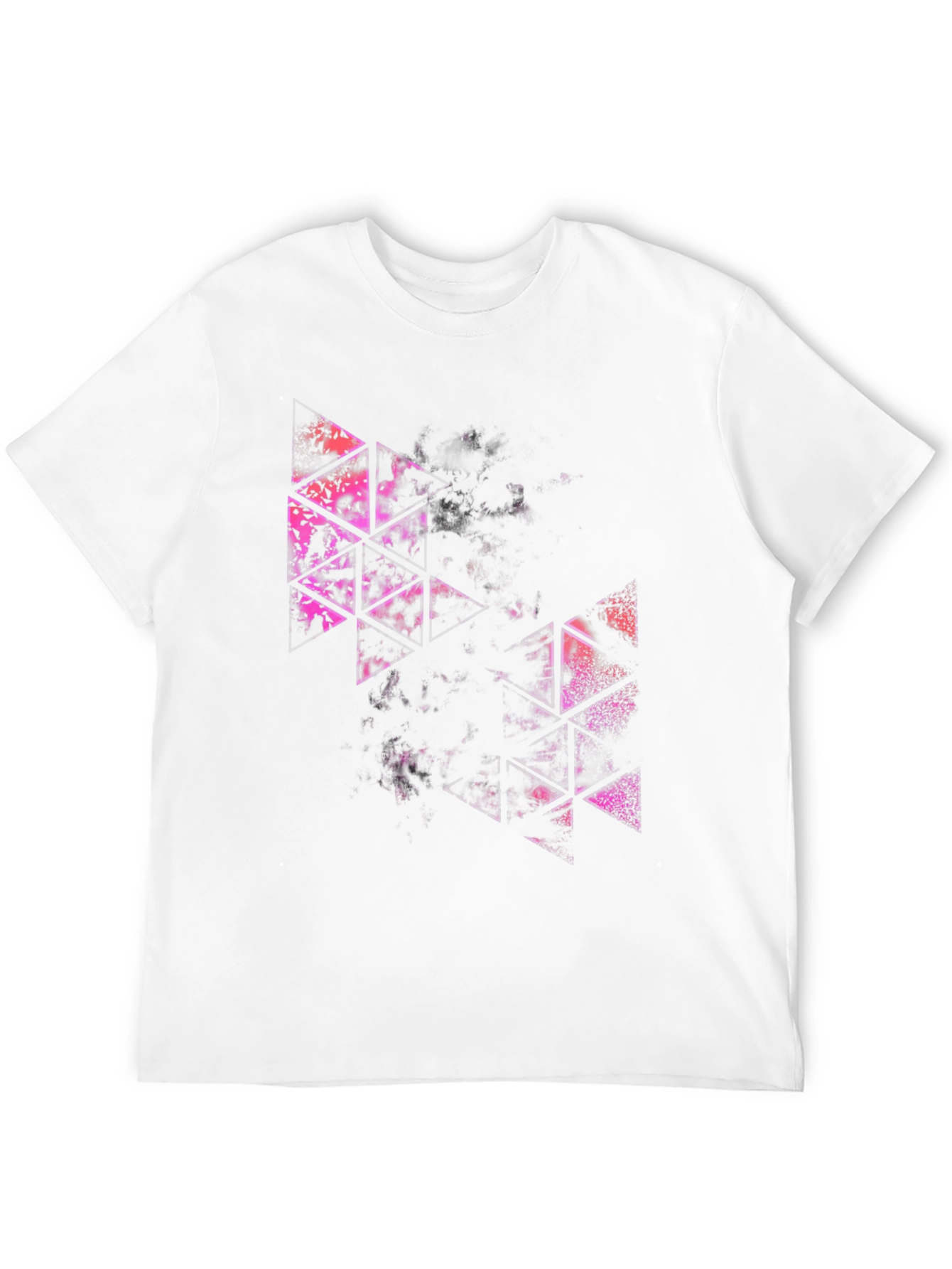 Abstract Triangle Graphic Tee - Modern Streetwear