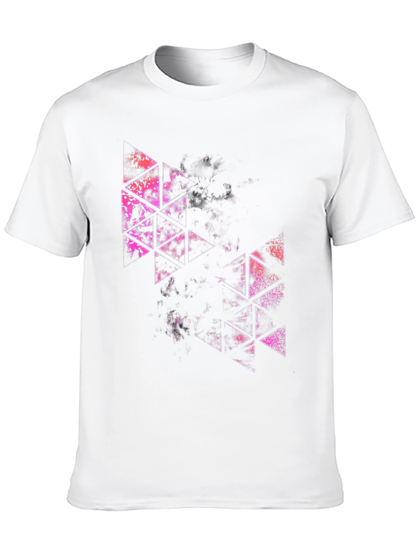 Abstract Triangle Graphic Tee - Modern Streetwear