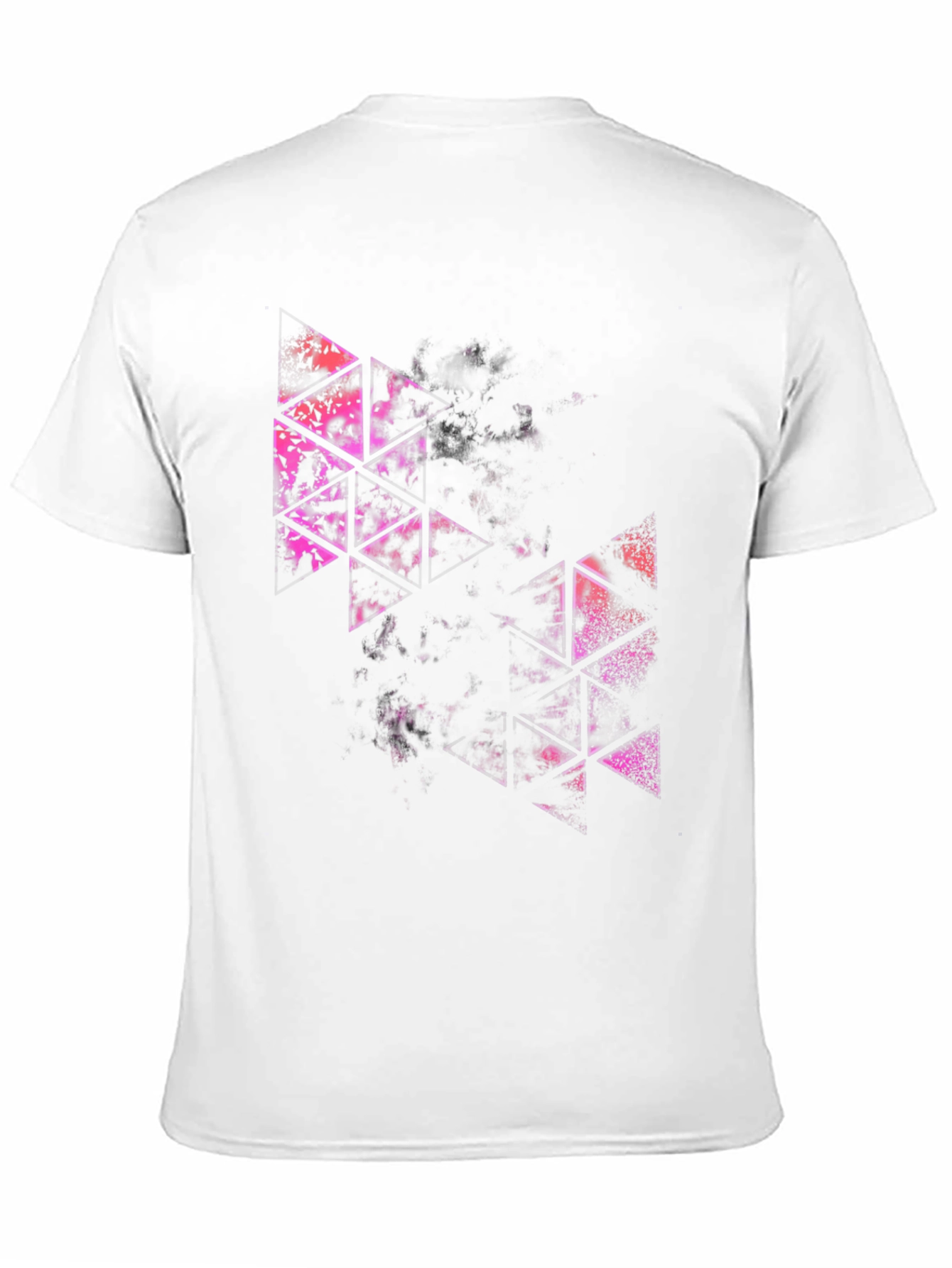 Abstract Triangle Graphic Tee - Modern Streetwear