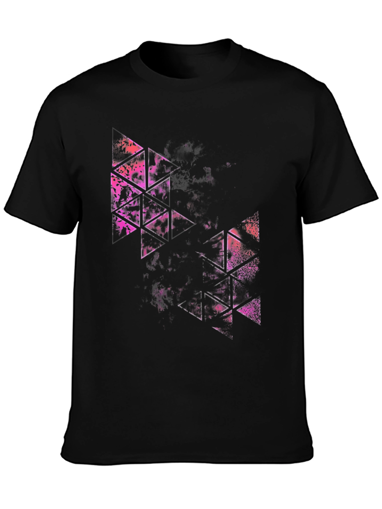 Abstract Triangle Graphic Tee - Modern Streetwear