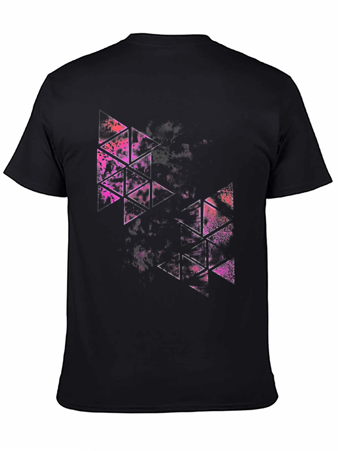 Abstract Triangle Graphic Tee - Modern Streetwear