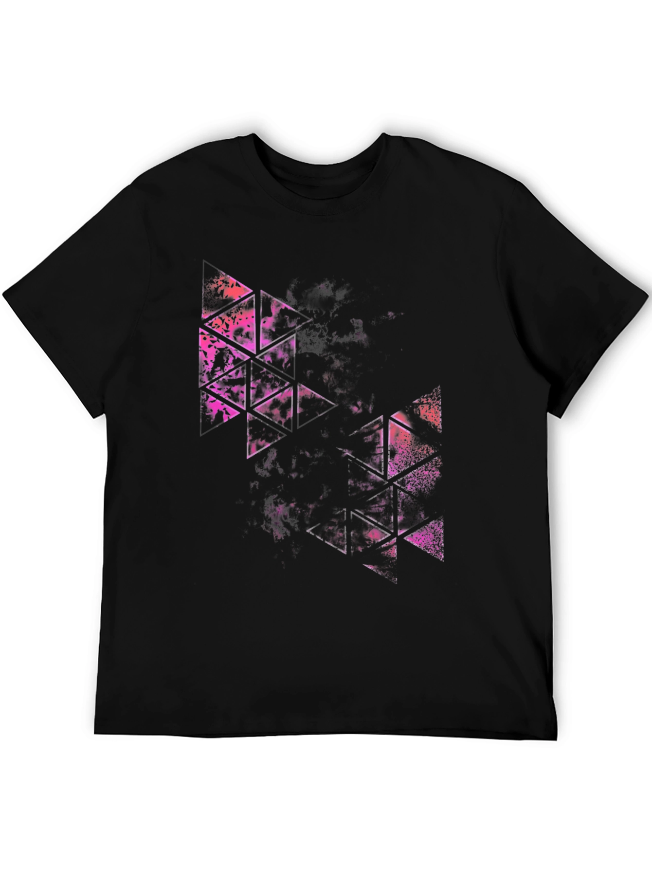 Abstract Triangle Graphic Tee - Modern Streetwear