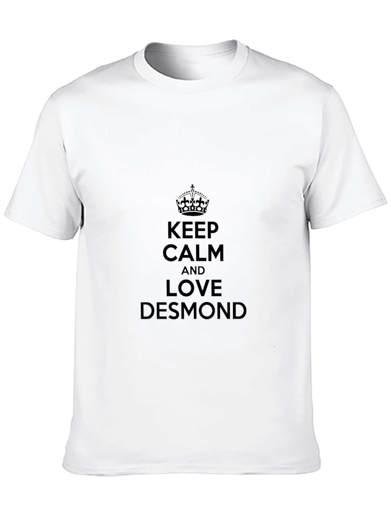 Keep Calm and Love Desmond Black Tee