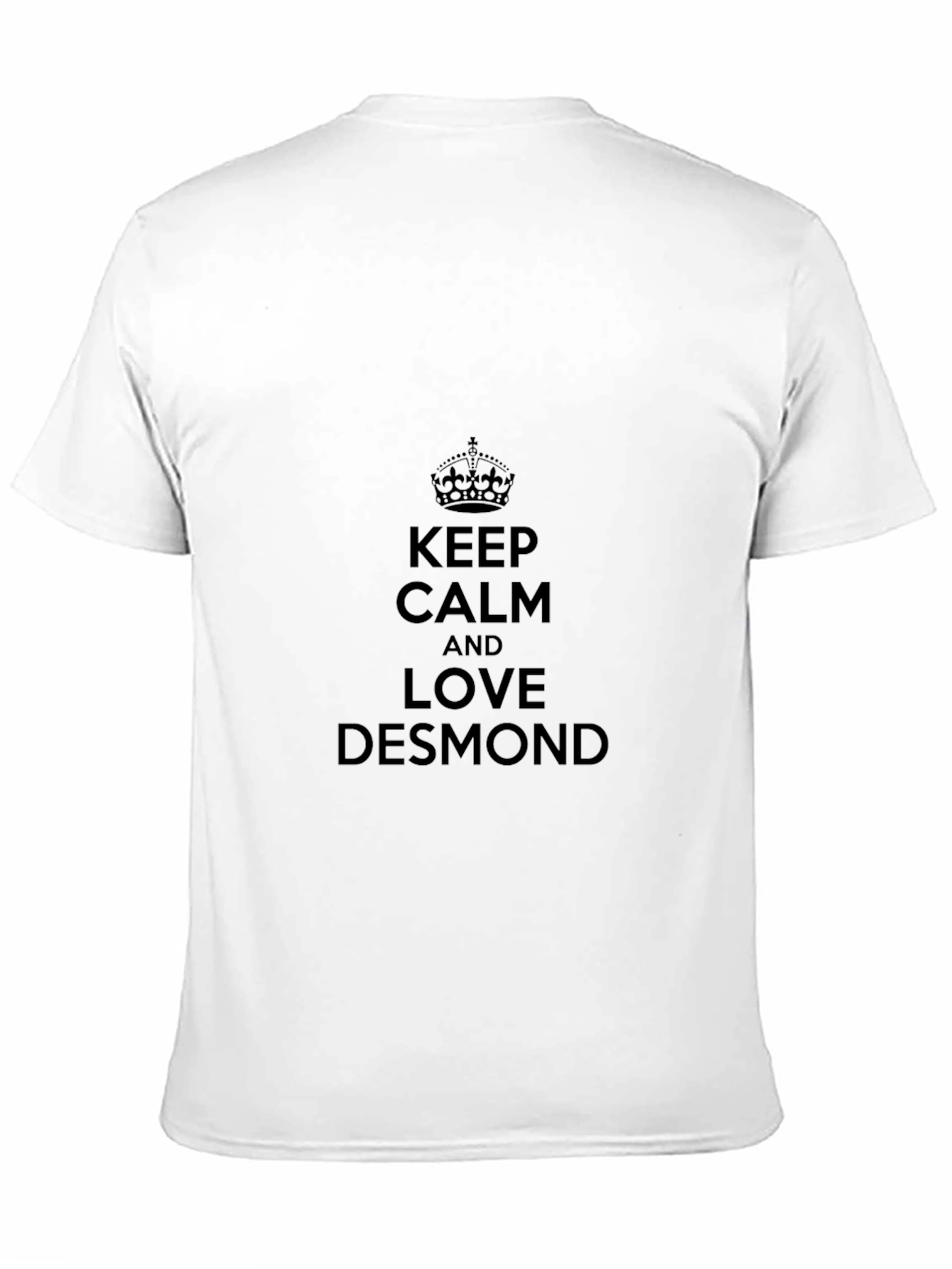 Keep Calm and Love Desmond Black Tee