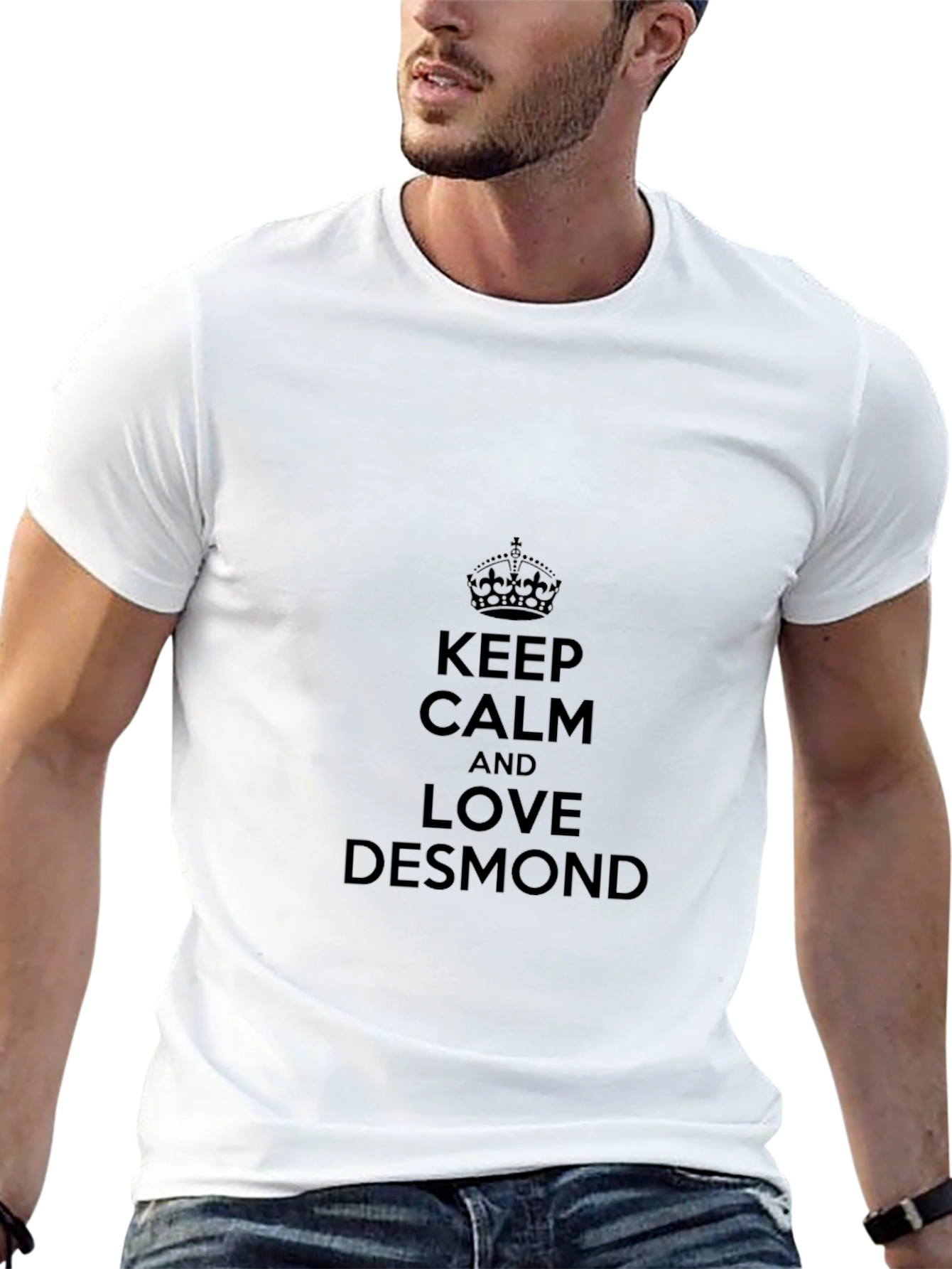 Keep Calm and Love Desmond Black Tee
