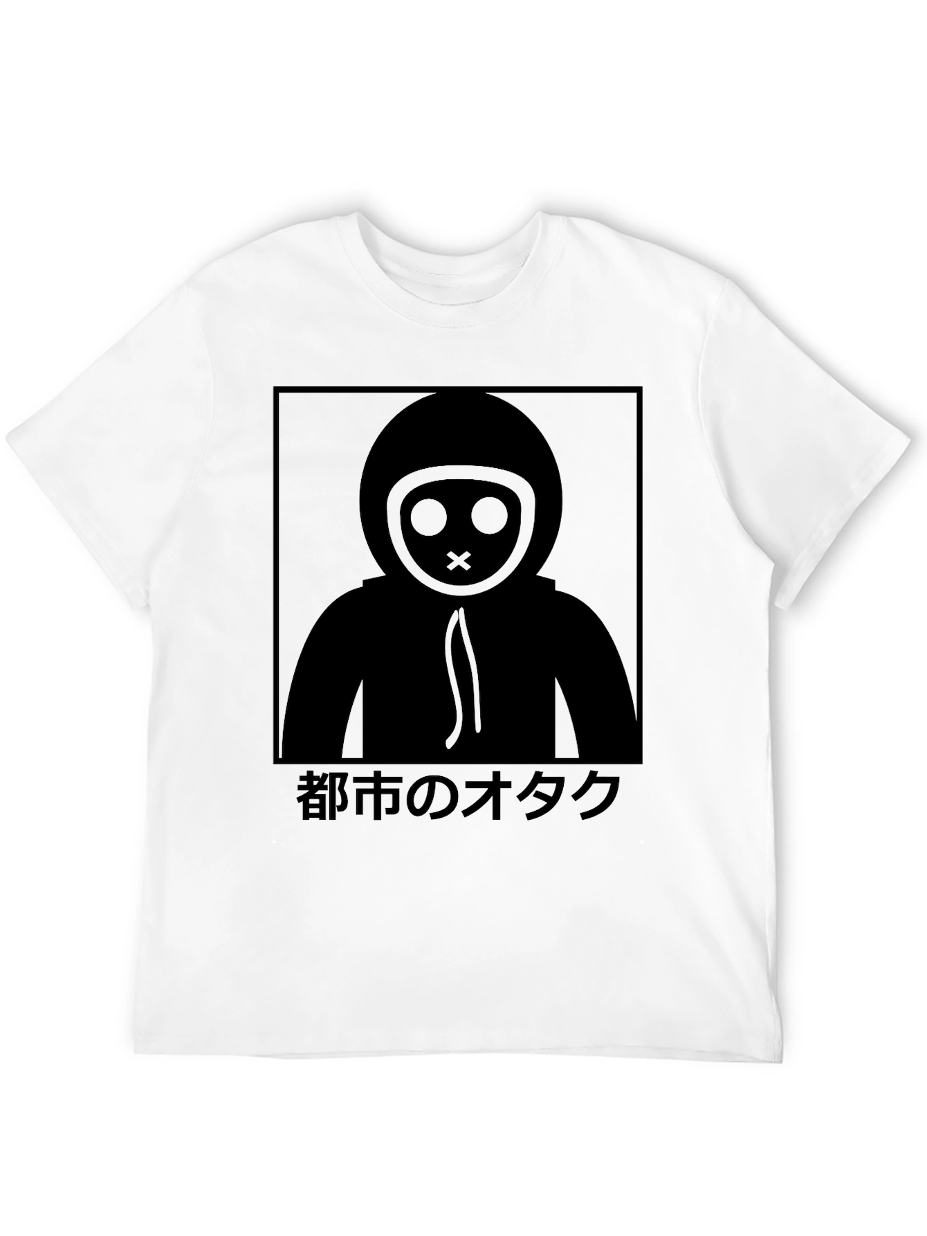 Urban Otaku Graphic Tee - Black Crew Neck