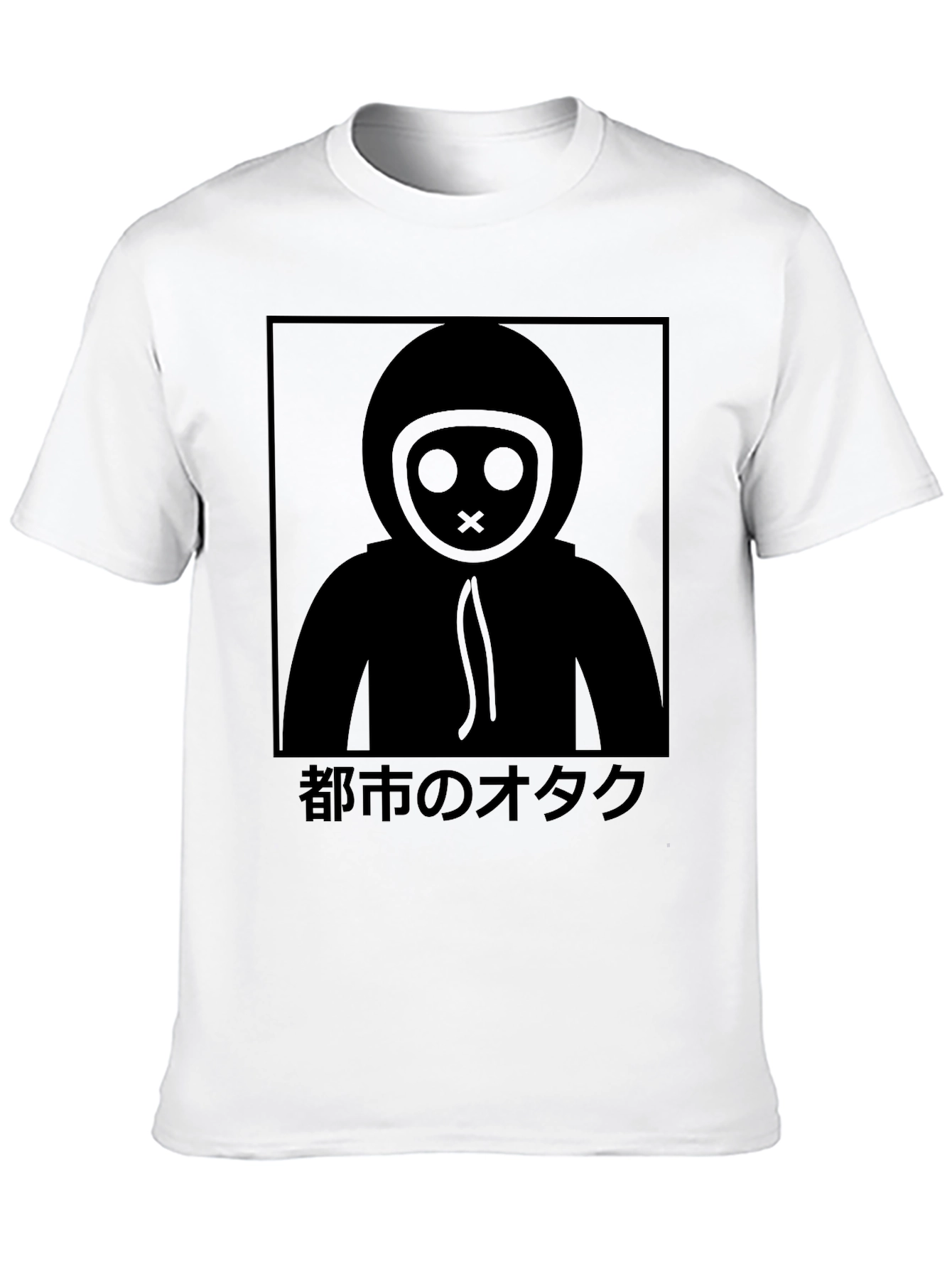 Urban Otaku Graphic Tee - Black Crew Neck