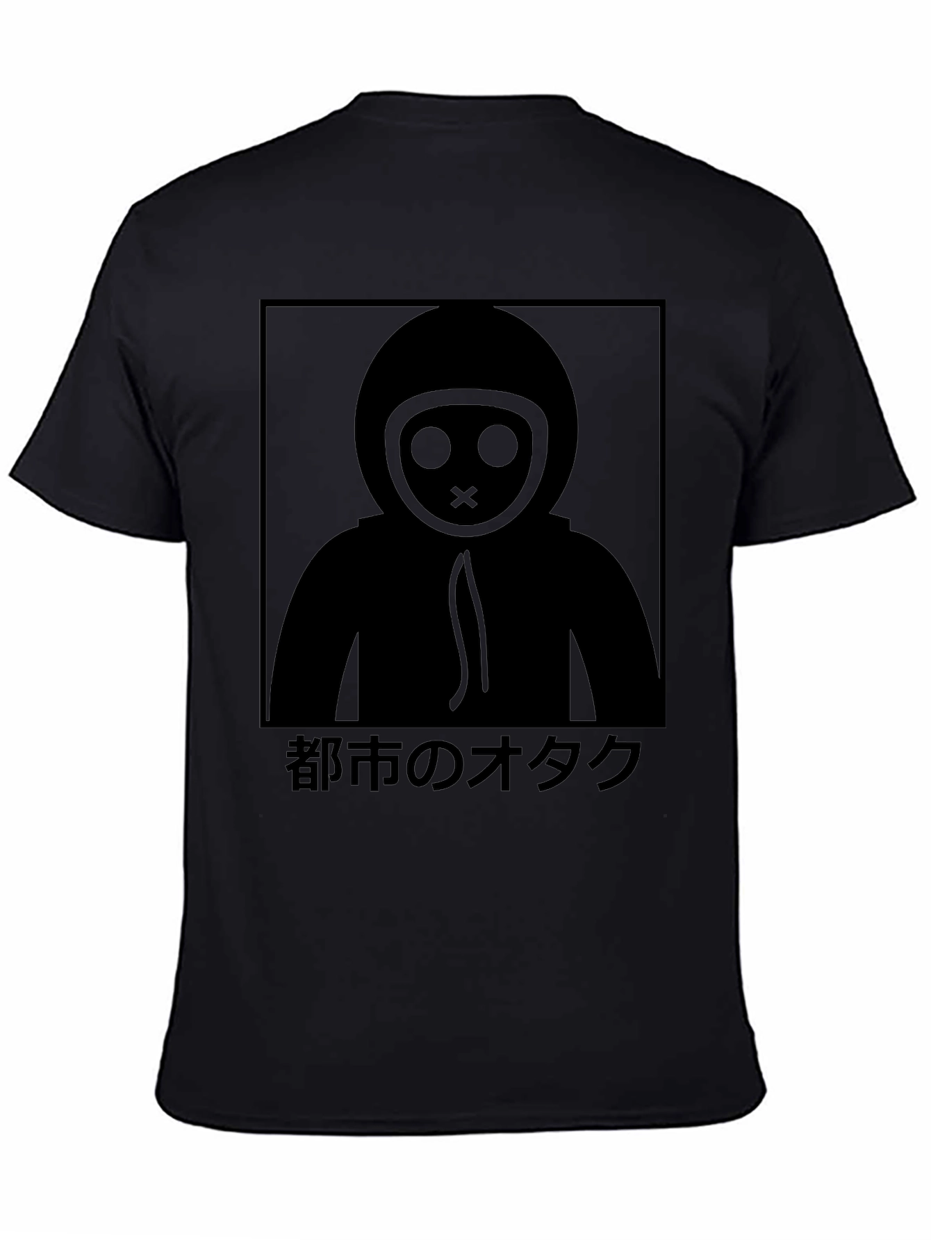 Urban Otaku Graphic Tee - Black Crew Neck