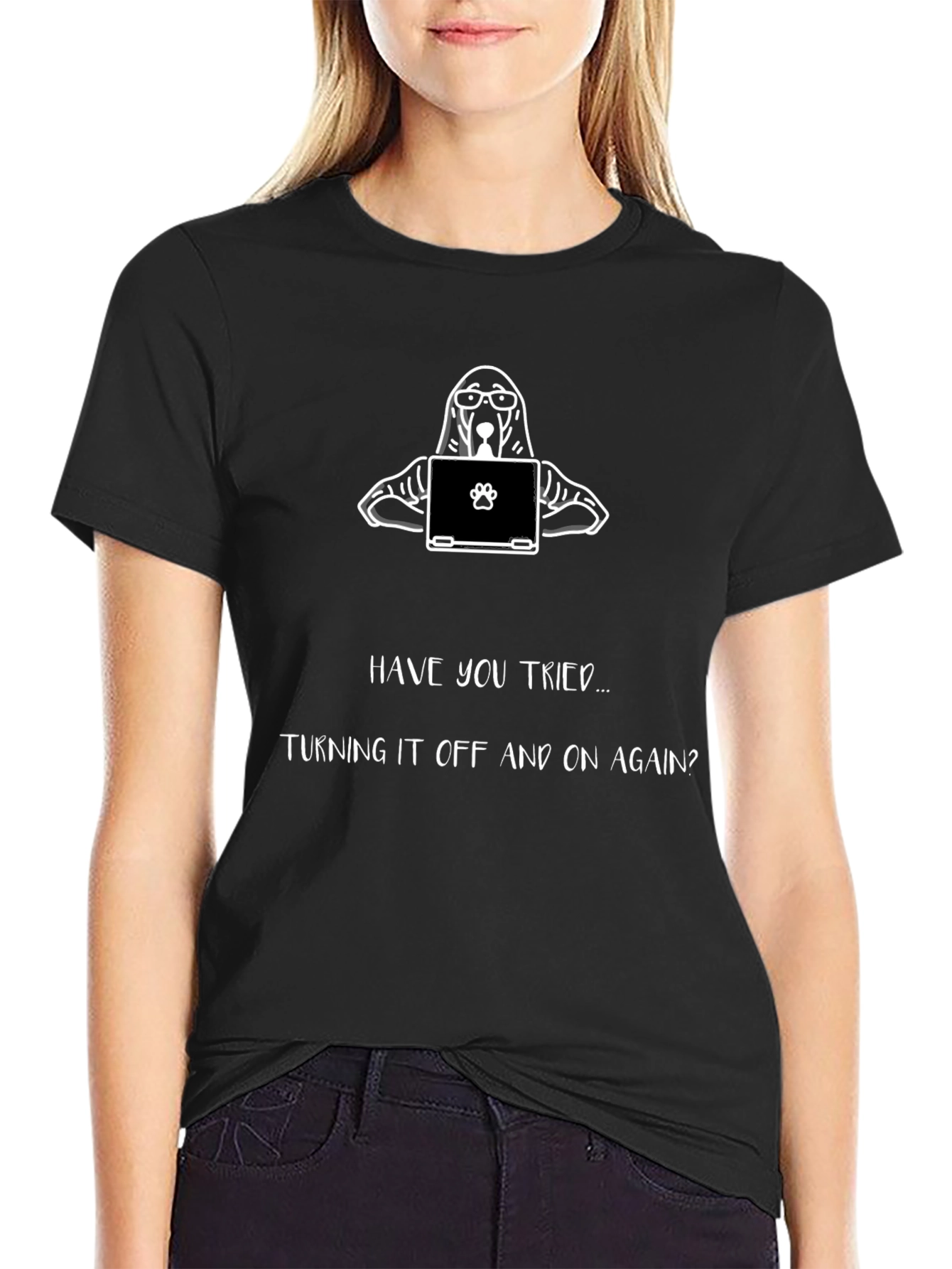Funny Dog IT Support T-Shirt