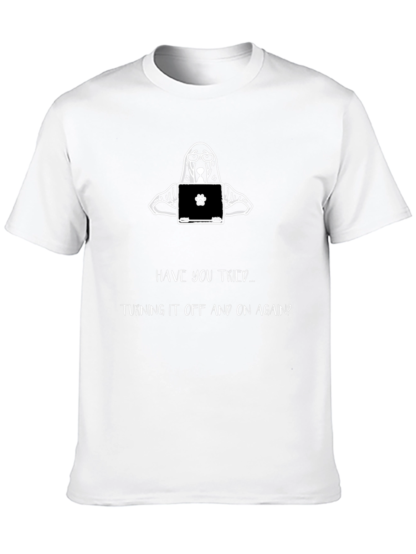 Funny Dog IT Support T-Shirt