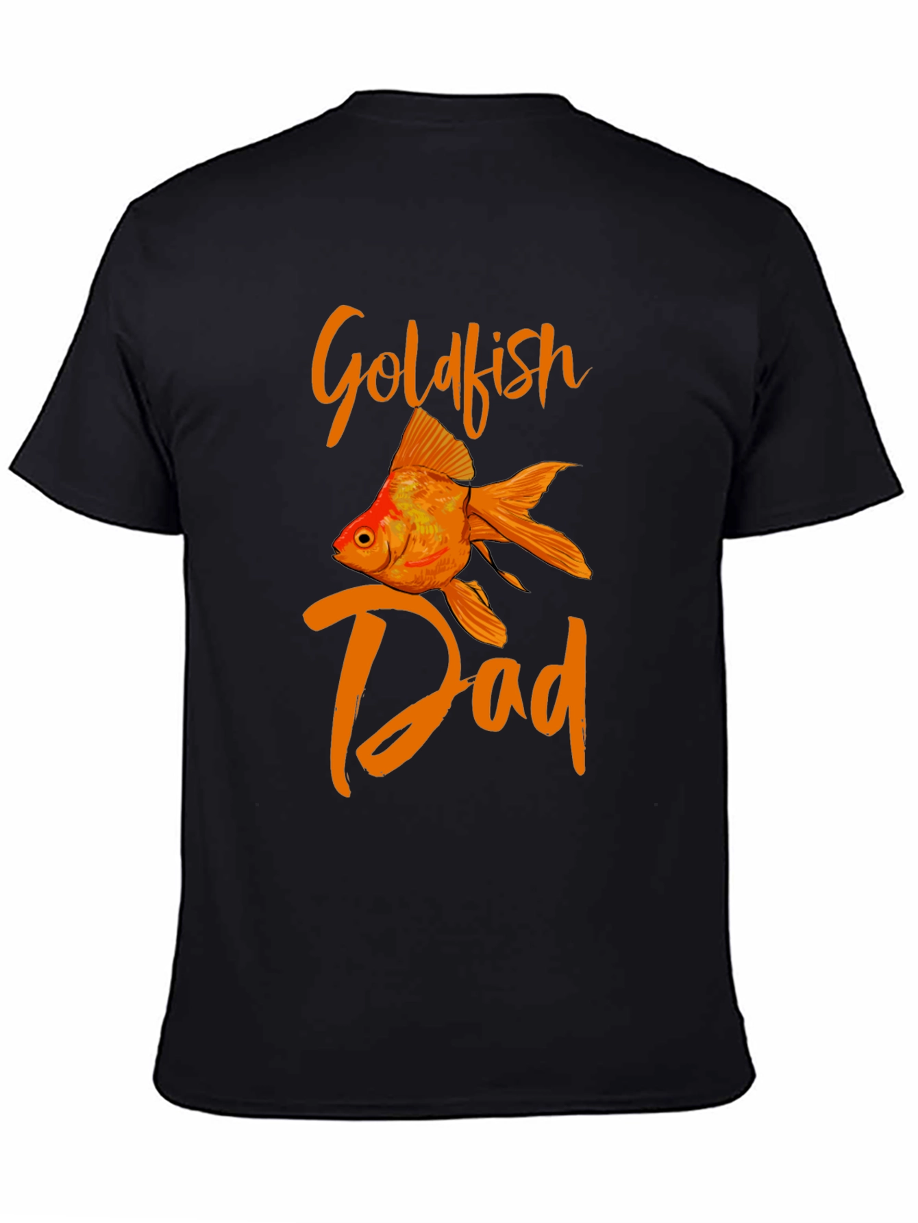 Goldfish Dad Graphic T-Shirt - Black