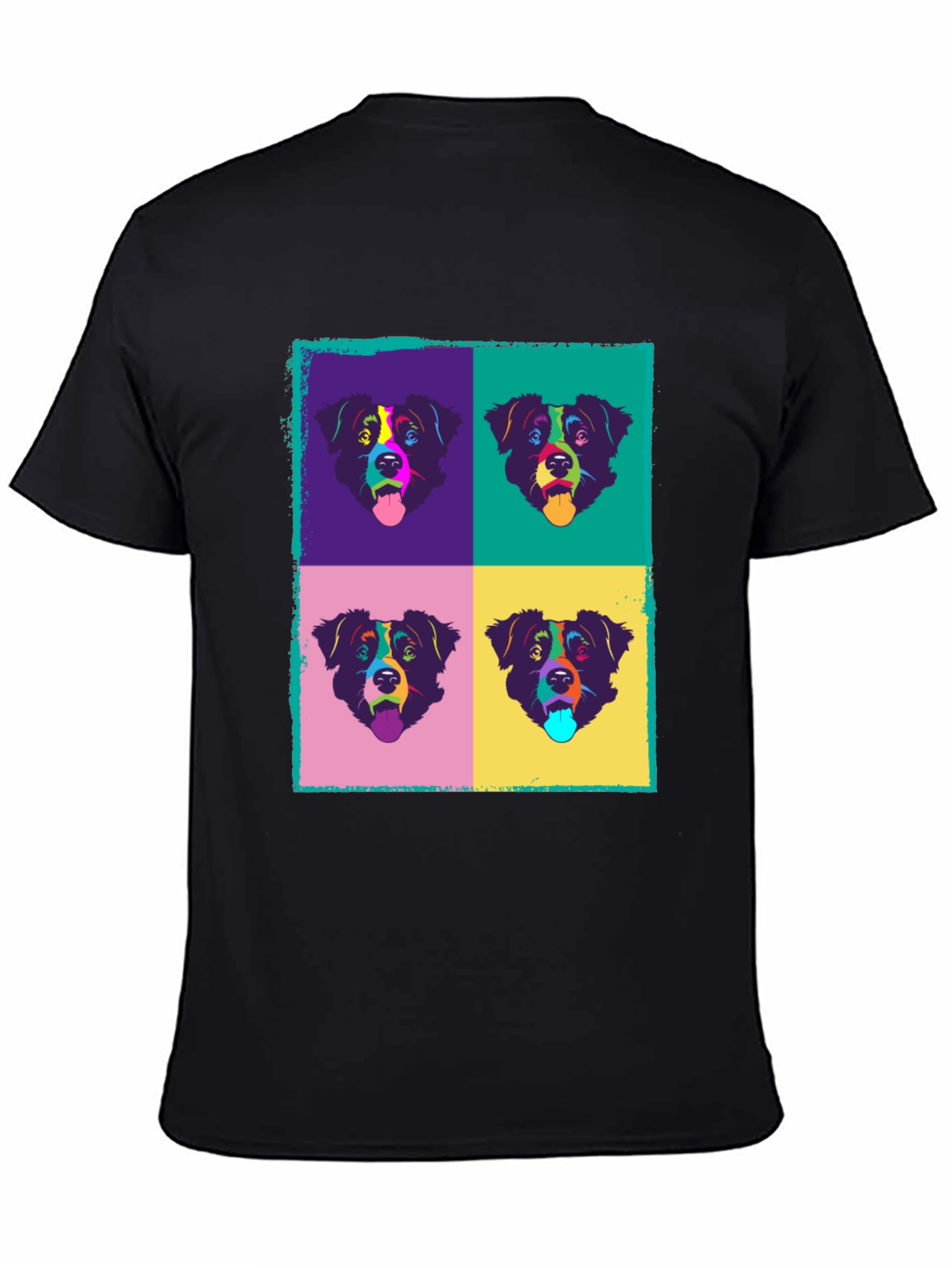 Pop Art Dog Graphic T-Shirt
