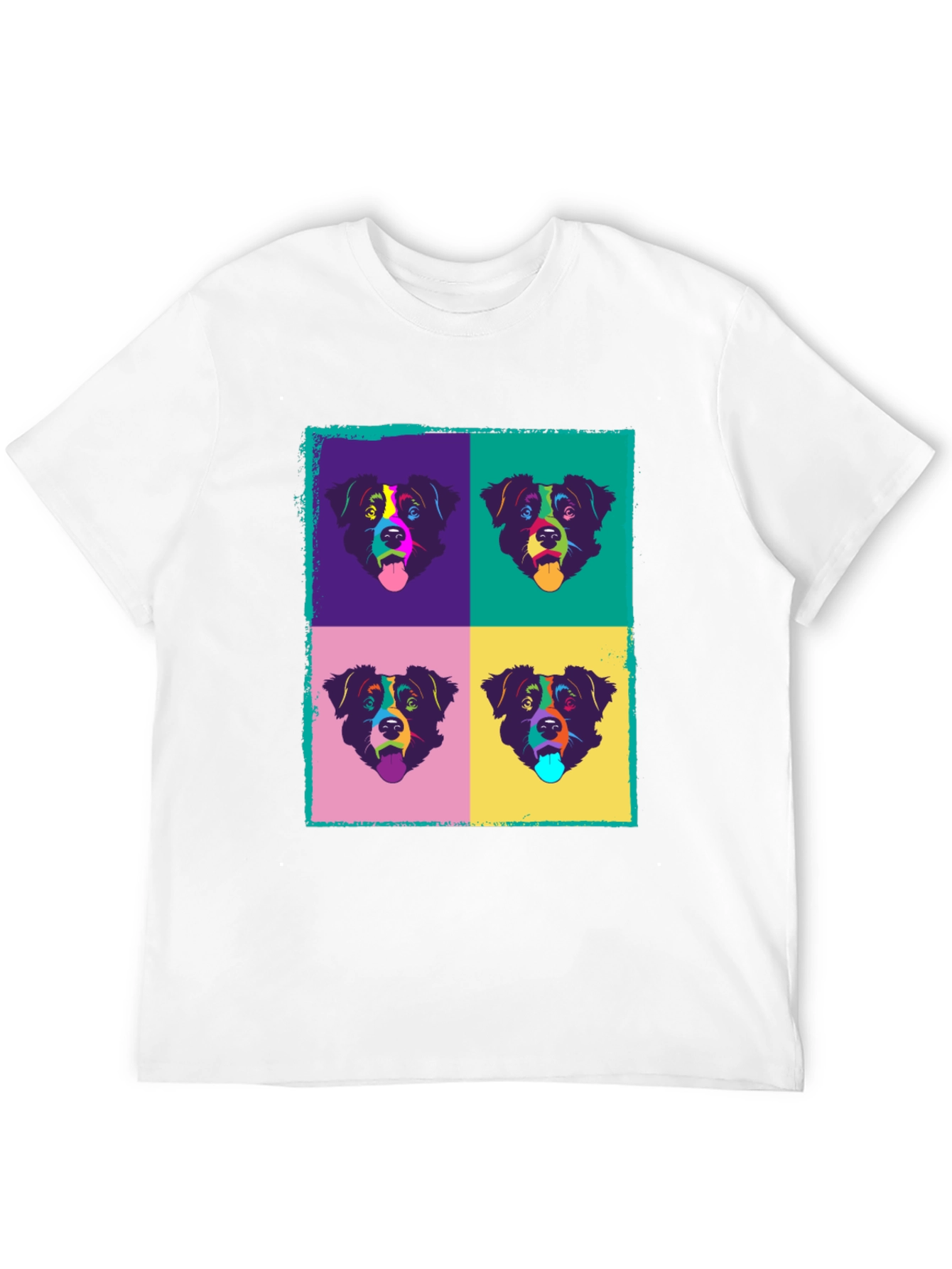 Pop Art Dog Graphic T-Shirt