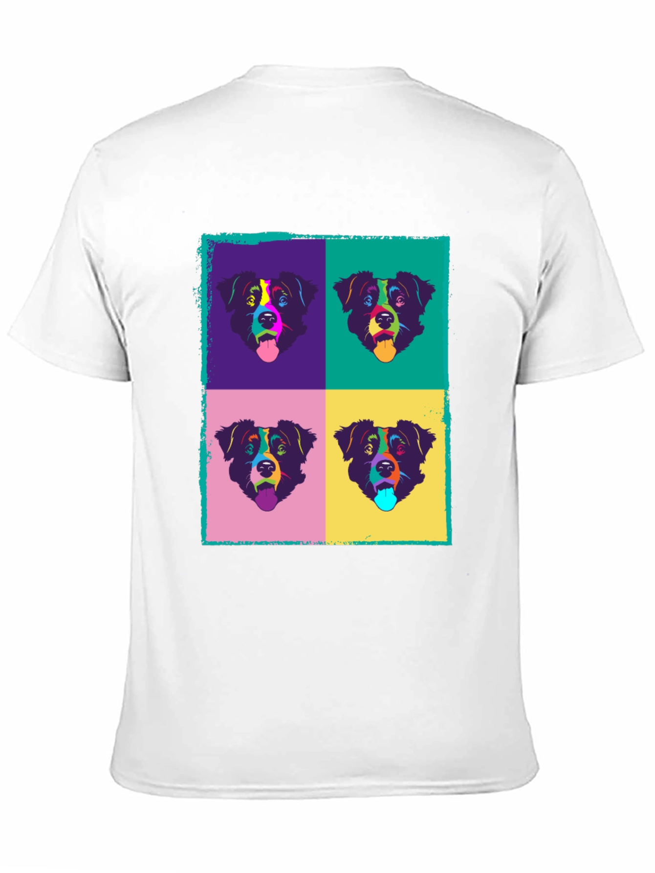 Pop Art Dog Graphic T-Shirt