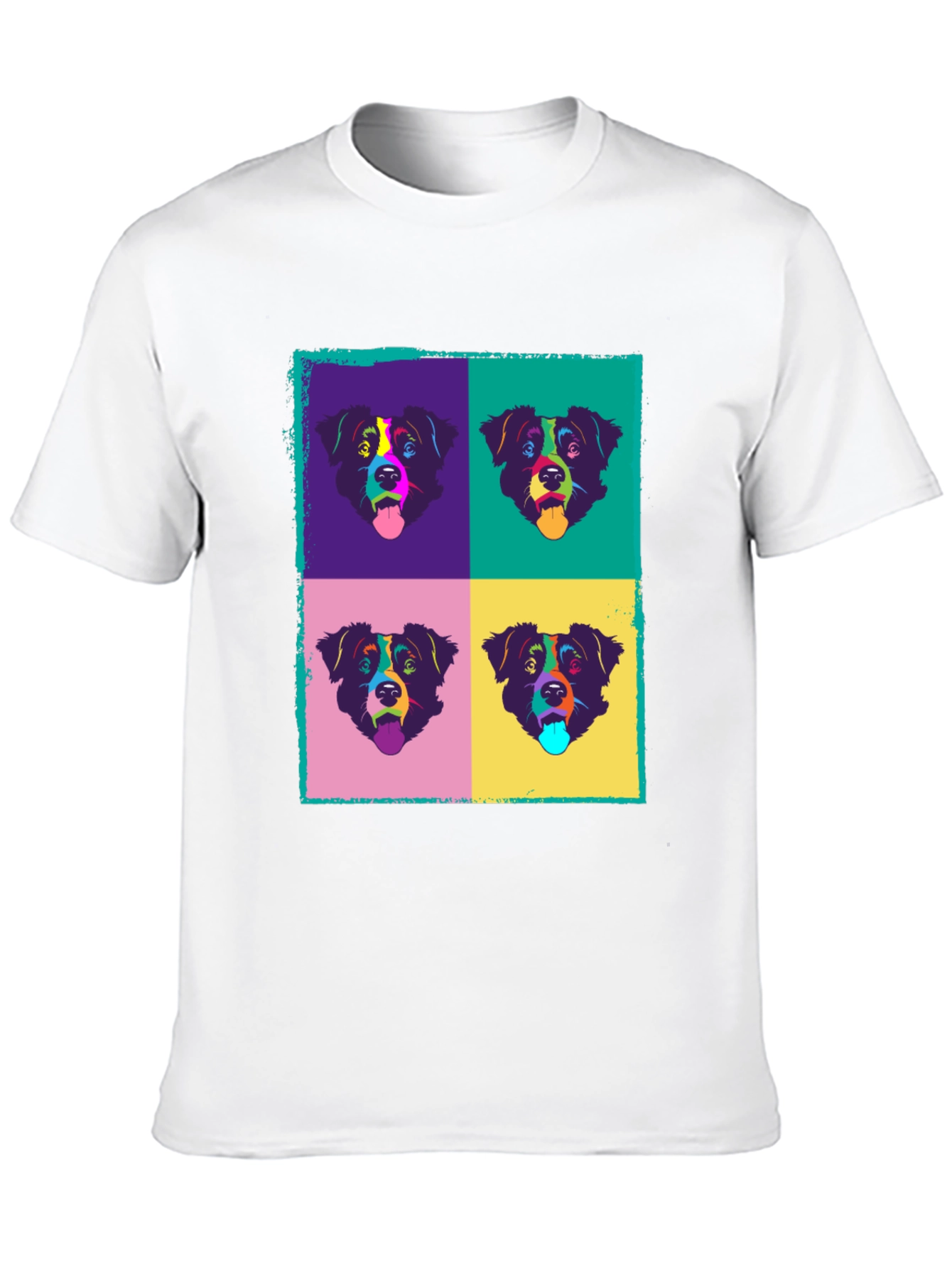 Pop Art Dog Graphic T-Shirt