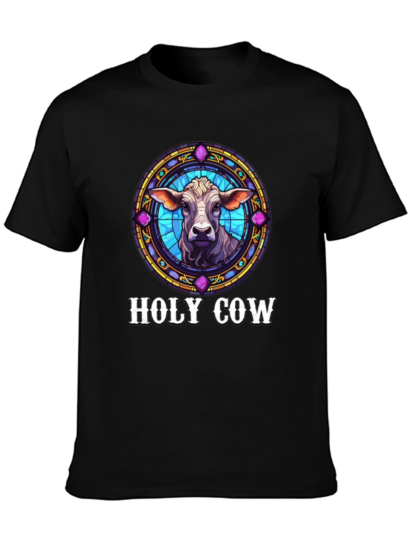 Holy Cow Graphic Tee - Funny Novelty T-Shirt