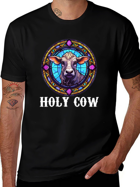 Holy Cow Graphic Tee - Funny Novelty T-Shirt