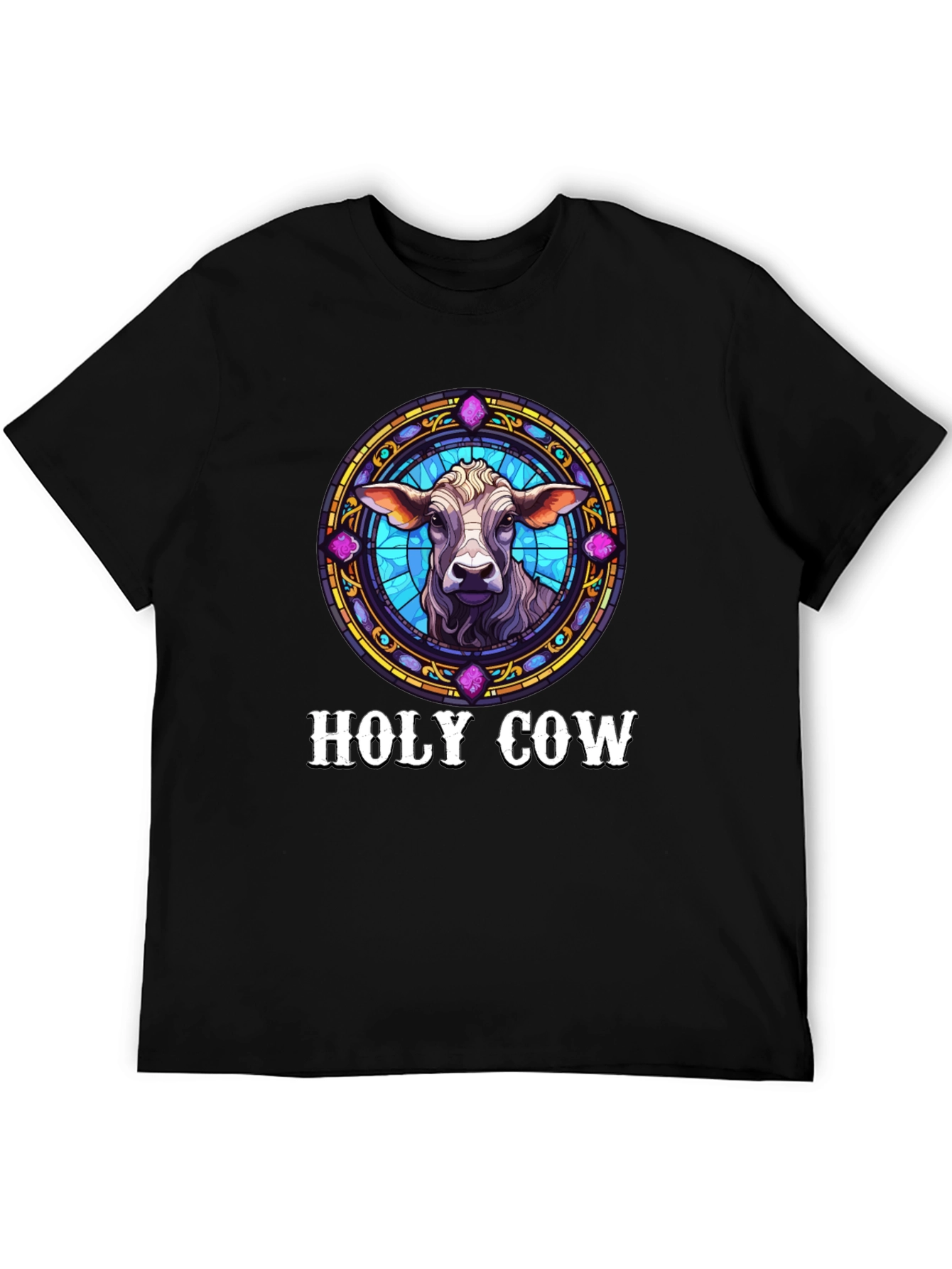 Holy Cow Graphic Tee - Funny Novelty T-Shirt