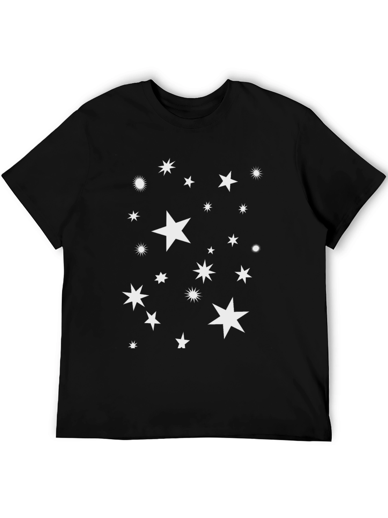Starry Night Graphic Tee - Unisex Black T-Shirt