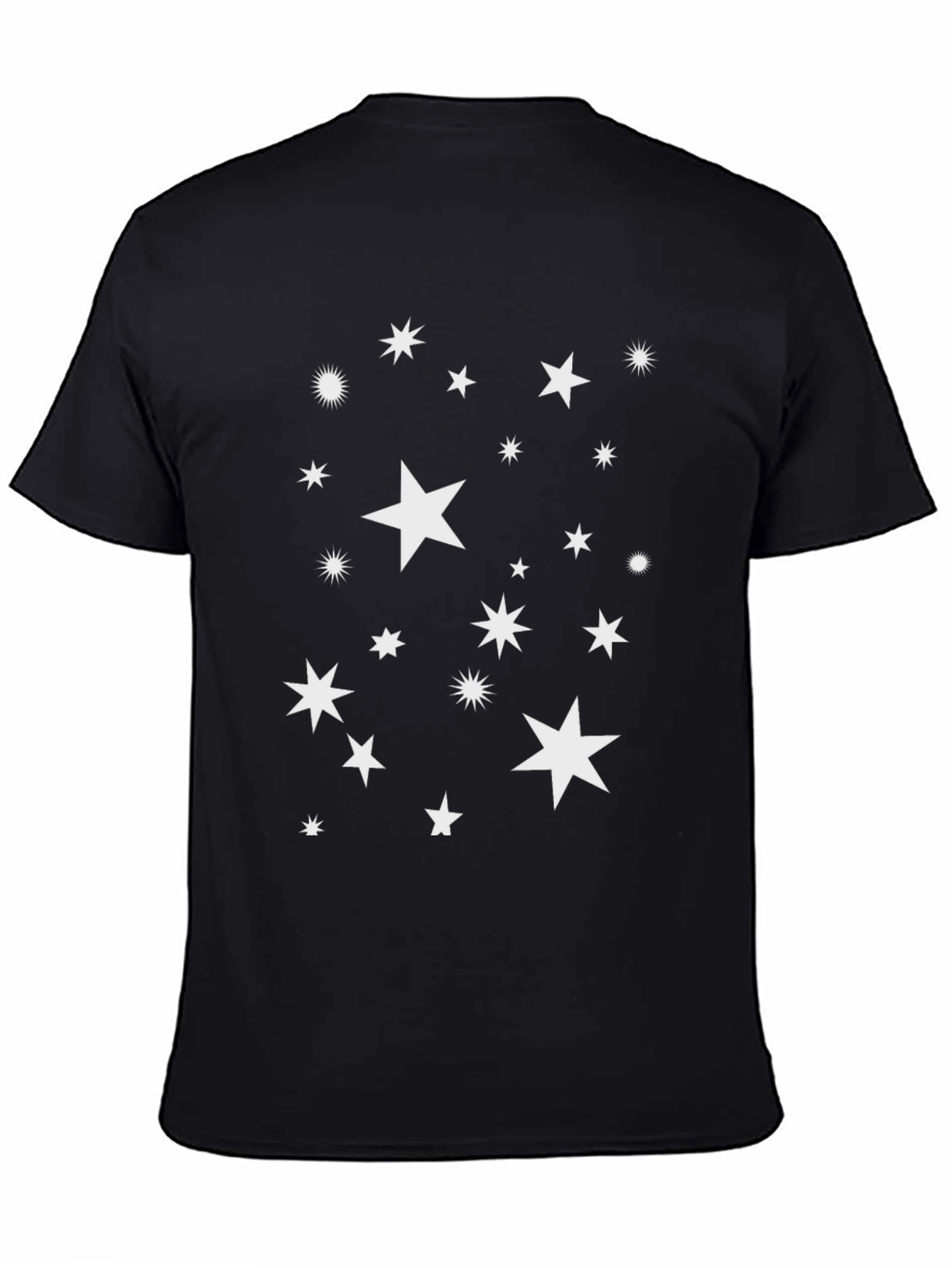 Starry Night Graphic Tee - Unisex Black T-Shirt