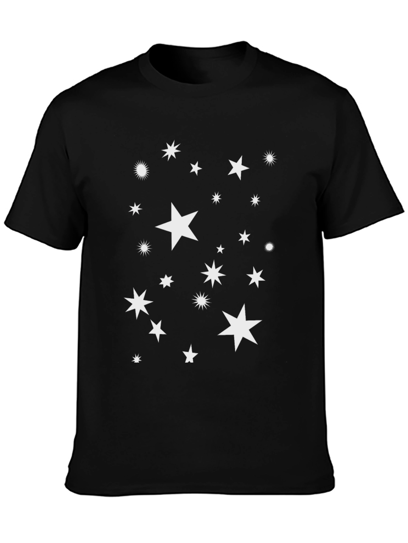 Starry Night Graphic Tee - Unisex Black T-Shirt