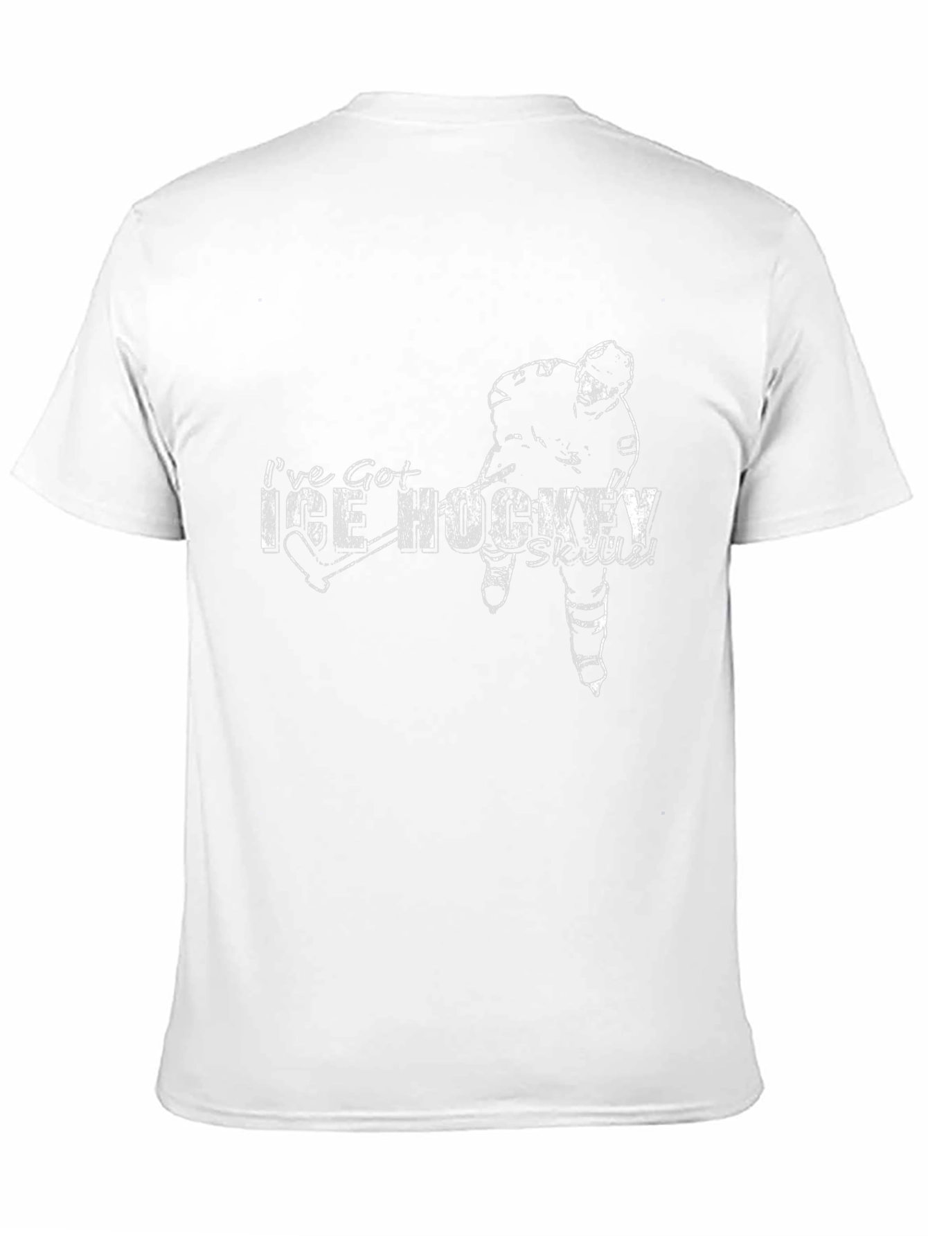 Ice Hockey Skills Graphic T-Shirt - Black