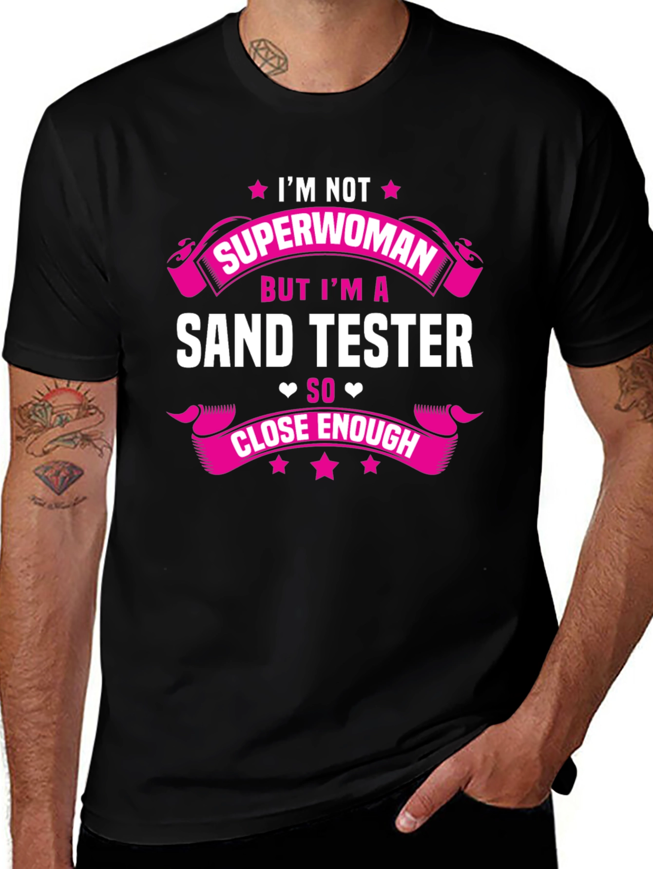 Sand Tester T-Shirt Funny Job Tee