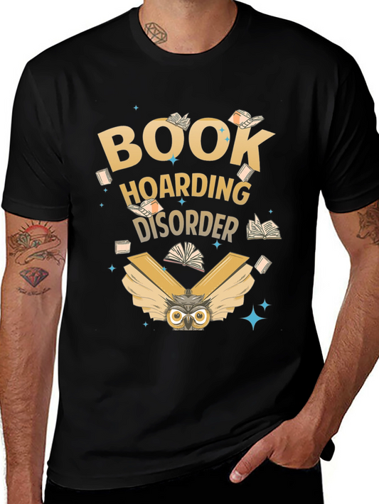 Book Hoarding Disorder Owl T-Shirt