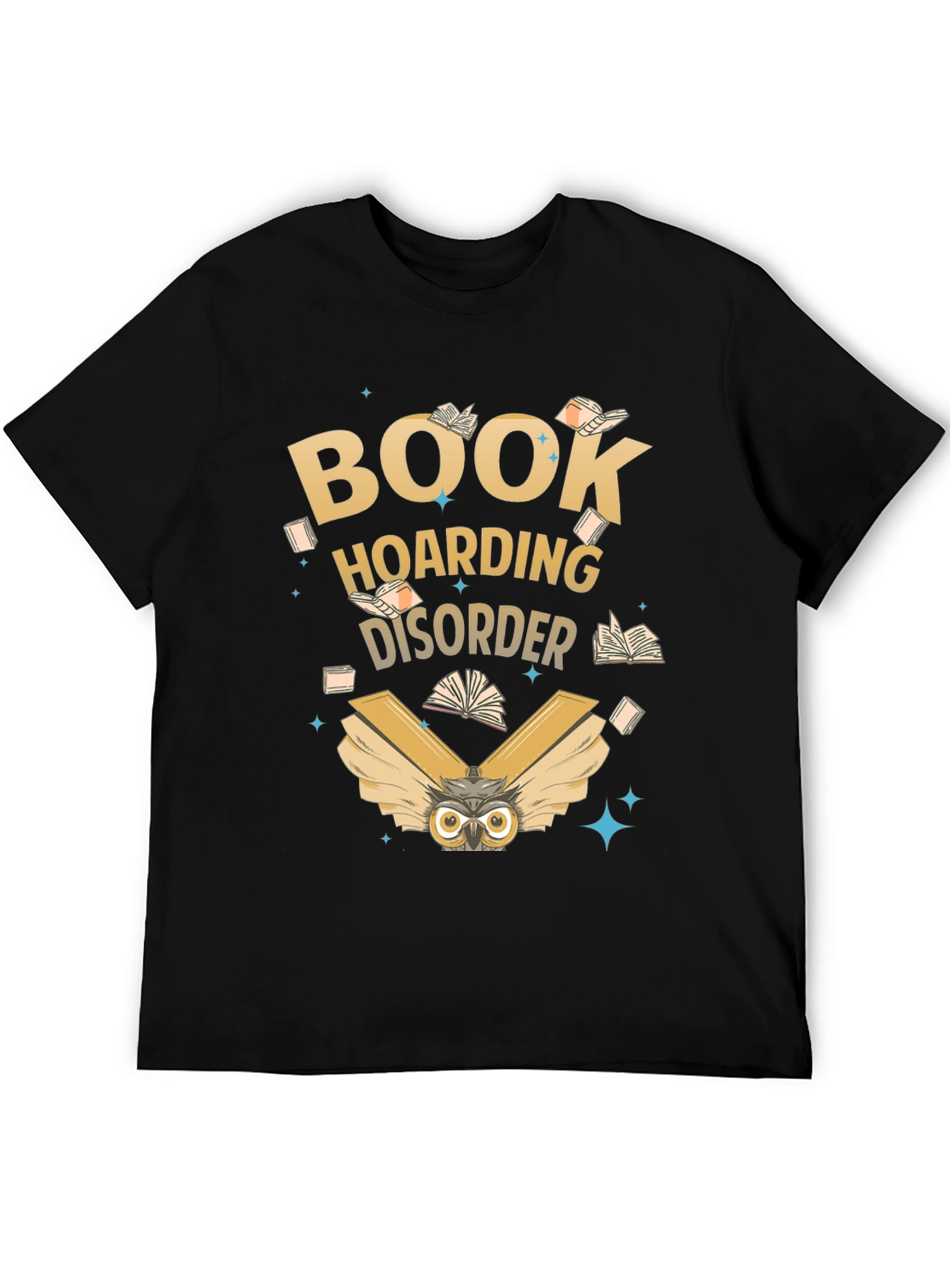 Book Hoarding Disorder Owl T-Shirt