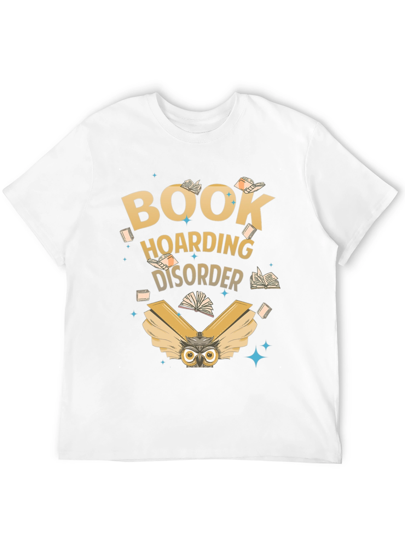 Book Hoarding Disorder Owl T-Shirt