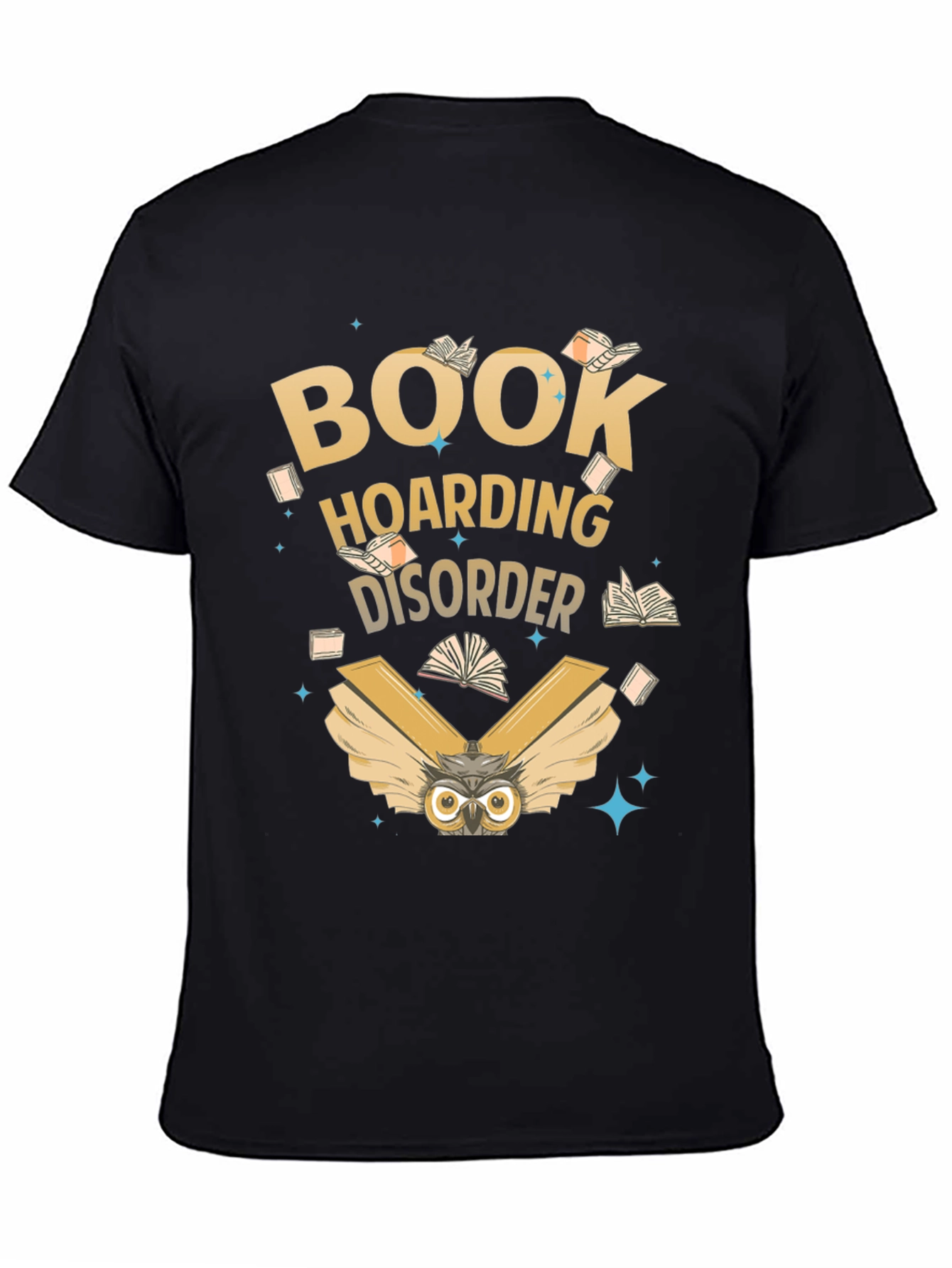 Book Hoarding Disorder Owl T-Shirt