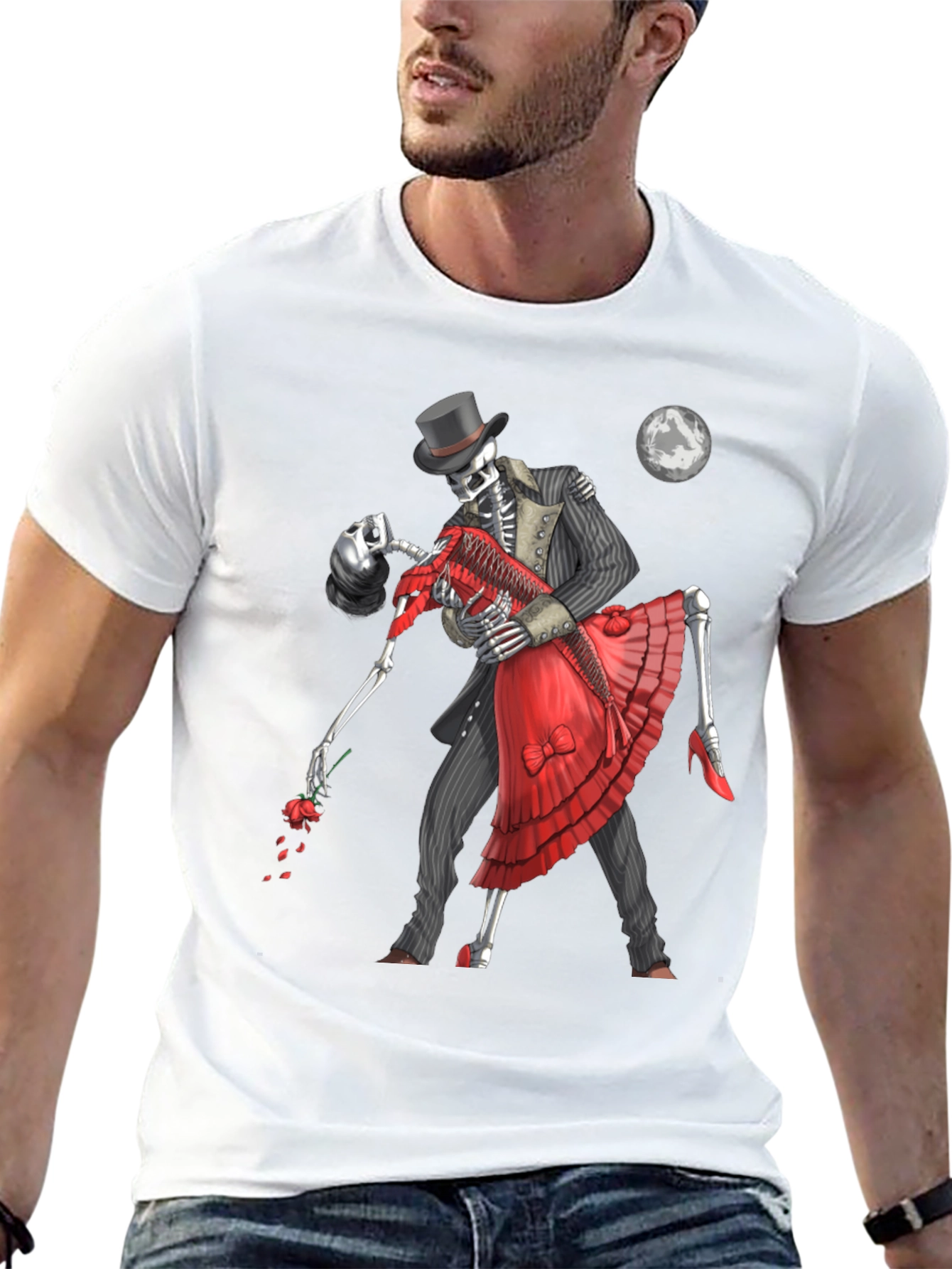 Dancing Skeletons Graphic Tee