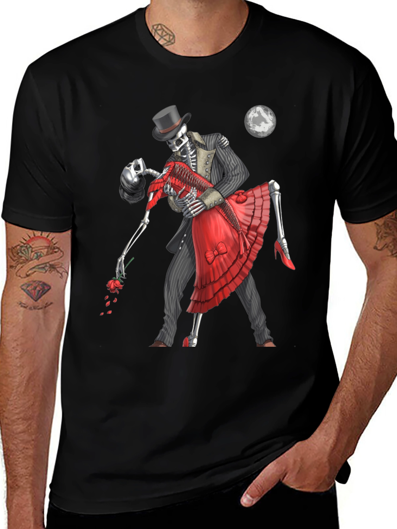 Dancing Skeletons Graphic Tee