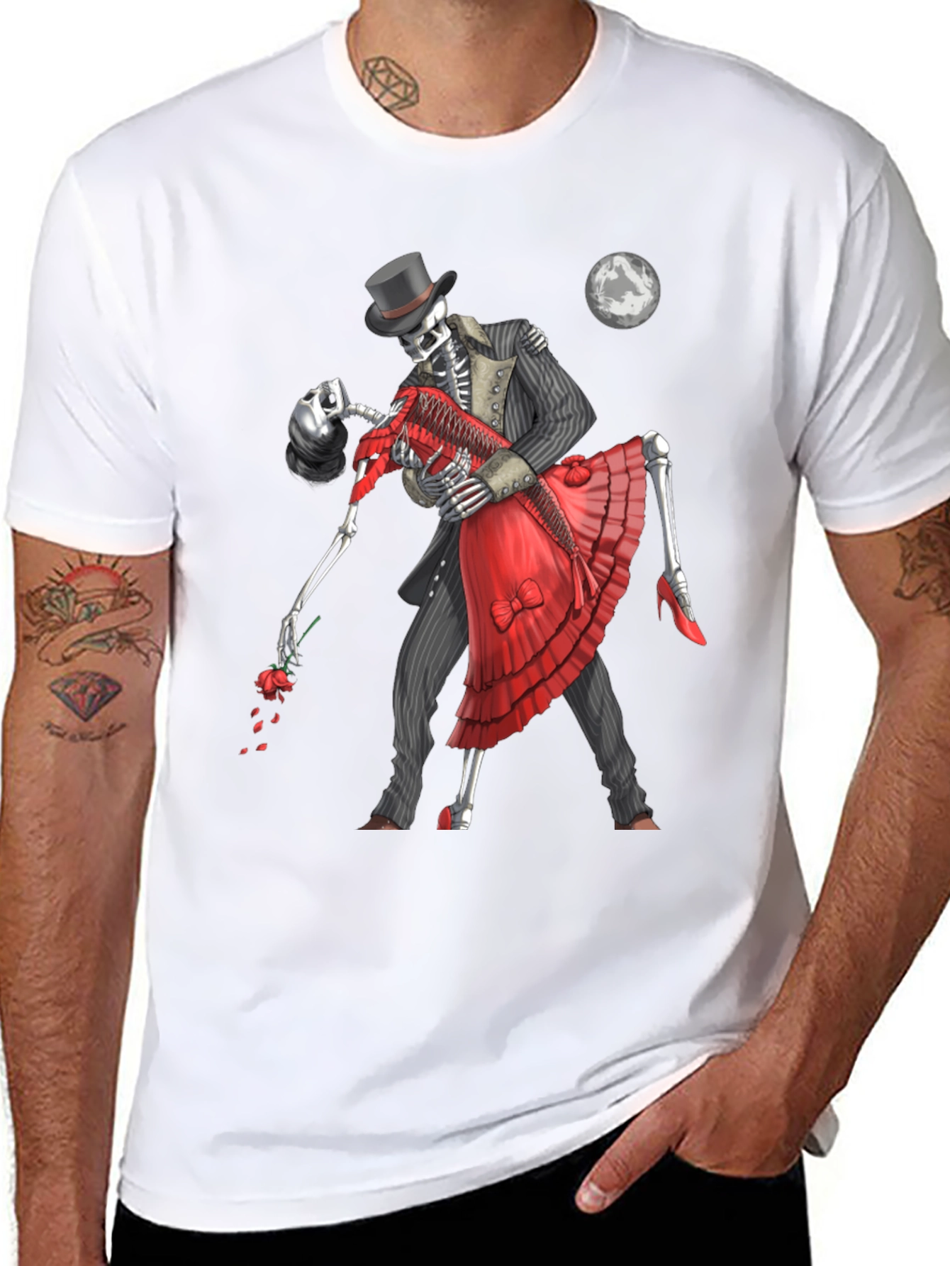 Dancing Skeletons Graphic Tee