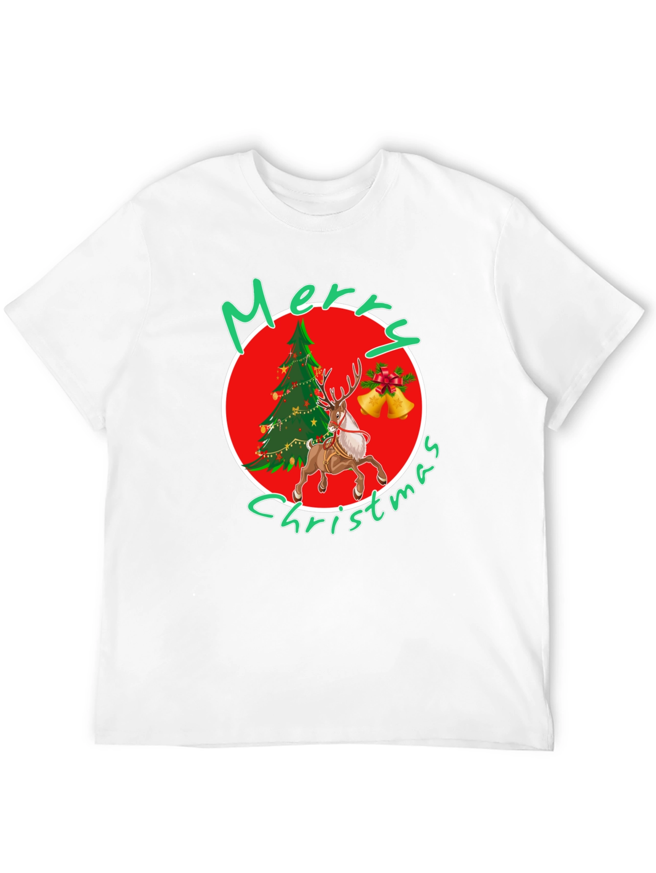 Merry Christmas T-Shirt with Festive Holiday Design