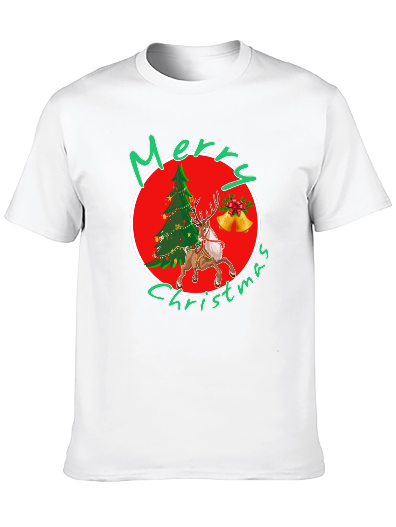 Merry Christmas T-Shirt with Festive Holiday Design