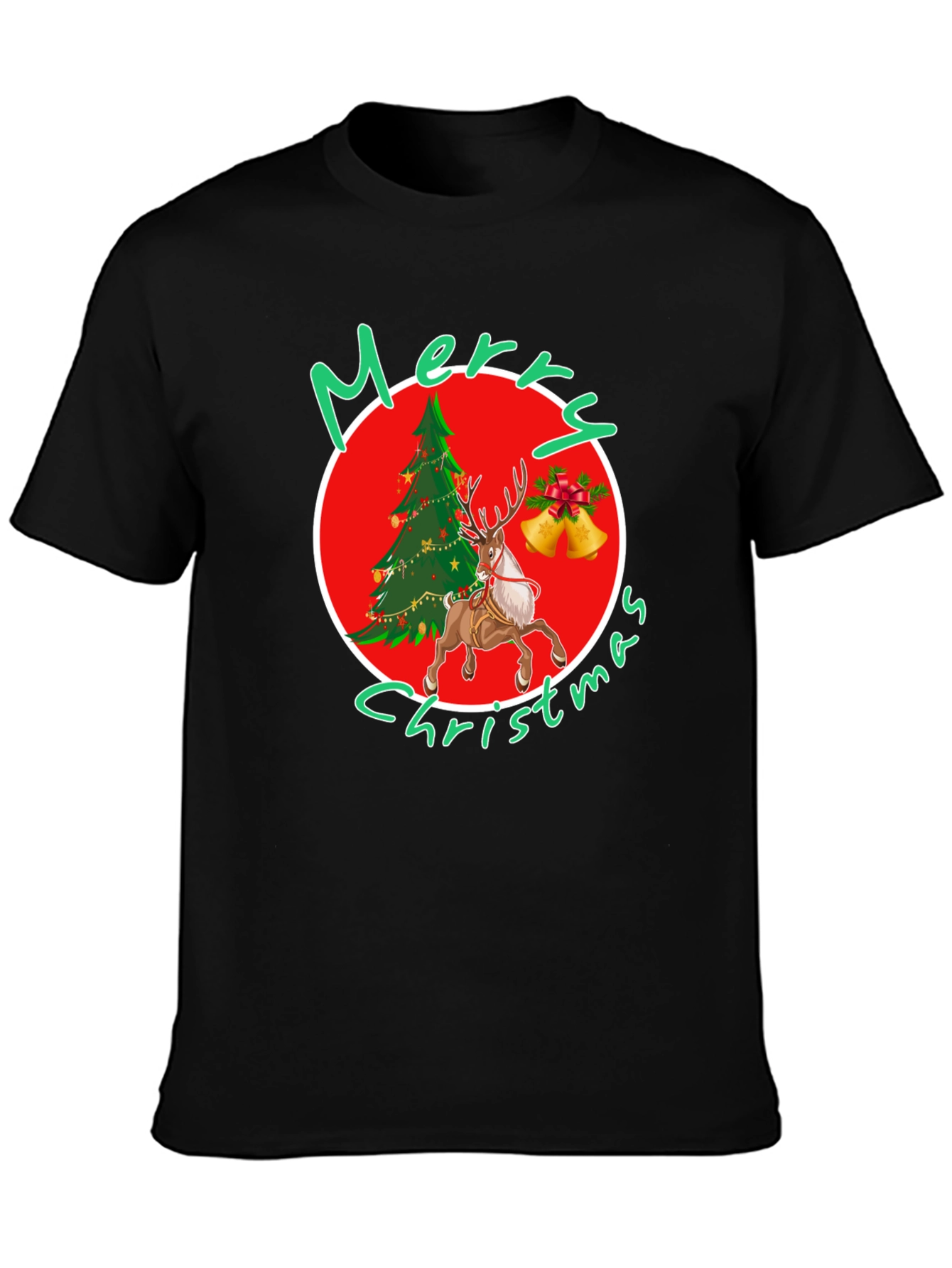 Merry Christmas T-Shirt with Festive Holiday Design