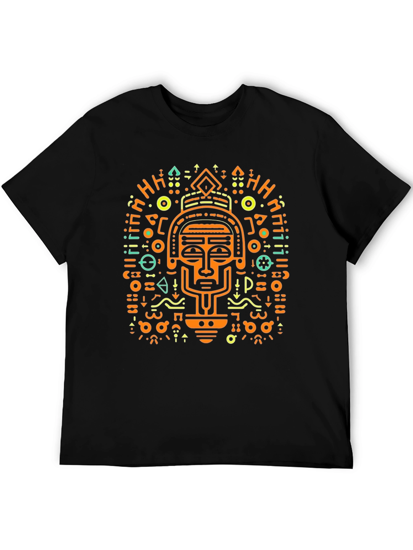 Abstract Tribal Art Graphic T-Shirt