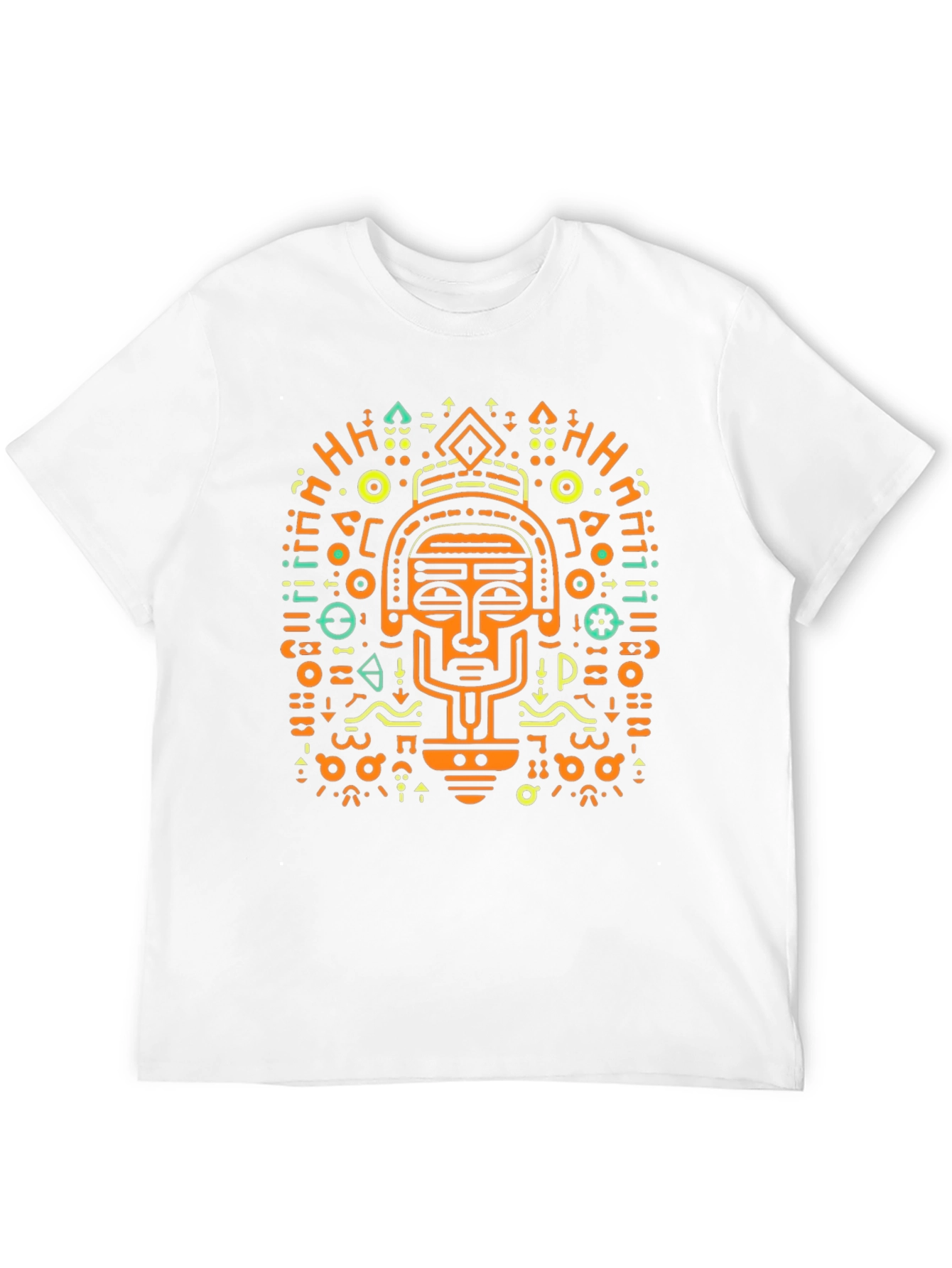Abstract Tribal Art Graphic T-Shirt
