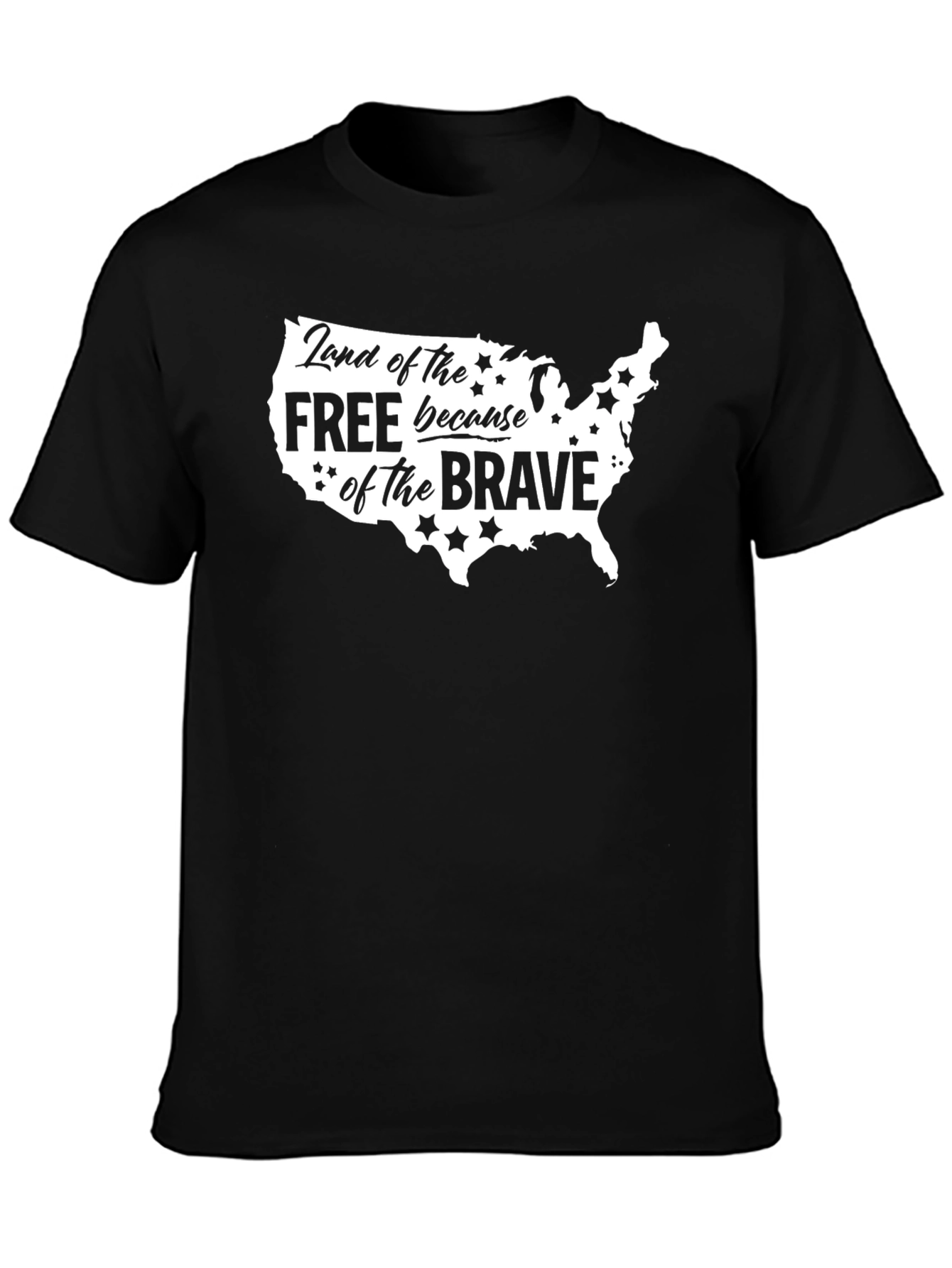Patriotic Land of the Free Graphic Tee