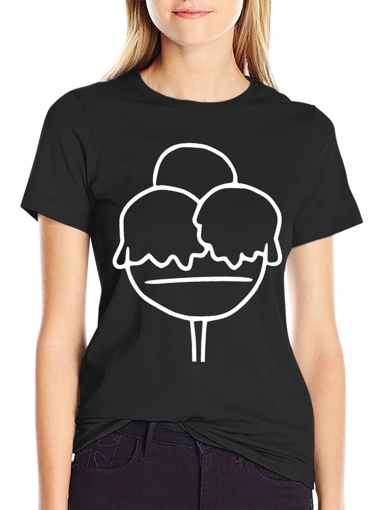 Ice Cream Graphic Tee - Stylish Casual Top