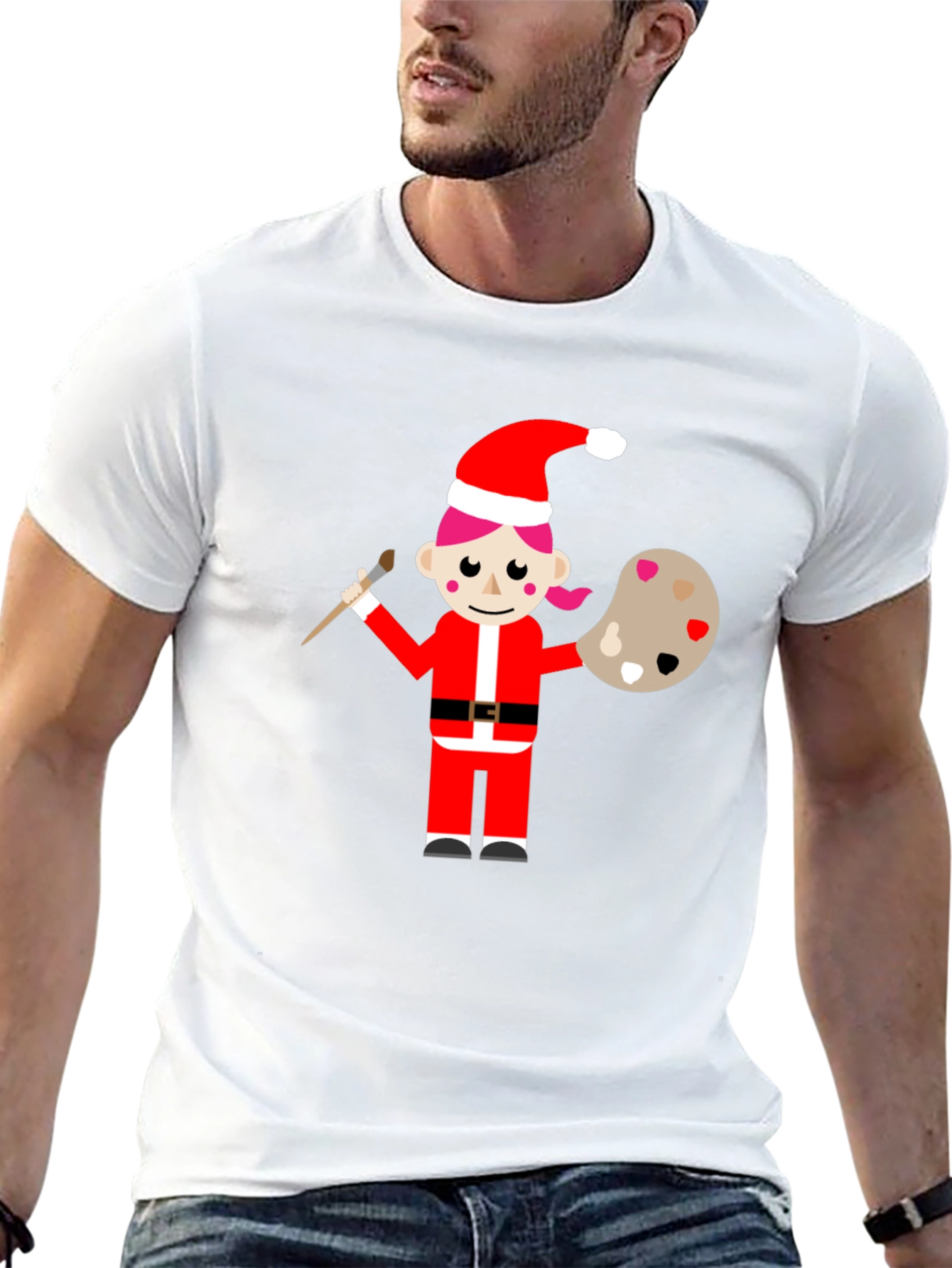 Whimsical Holiday Painter T-Shirt