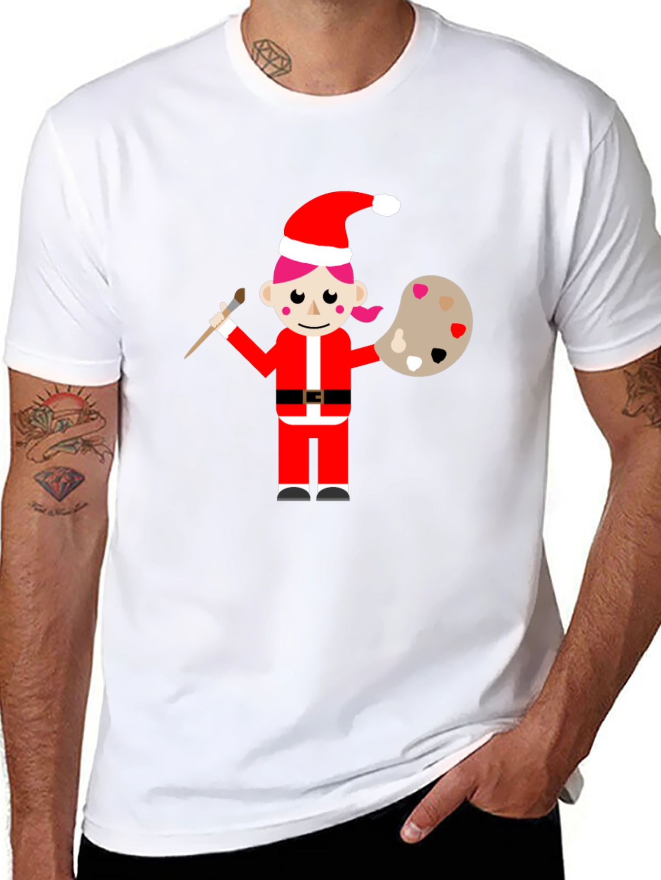 Whimsical Holiday Painter T-Shirt