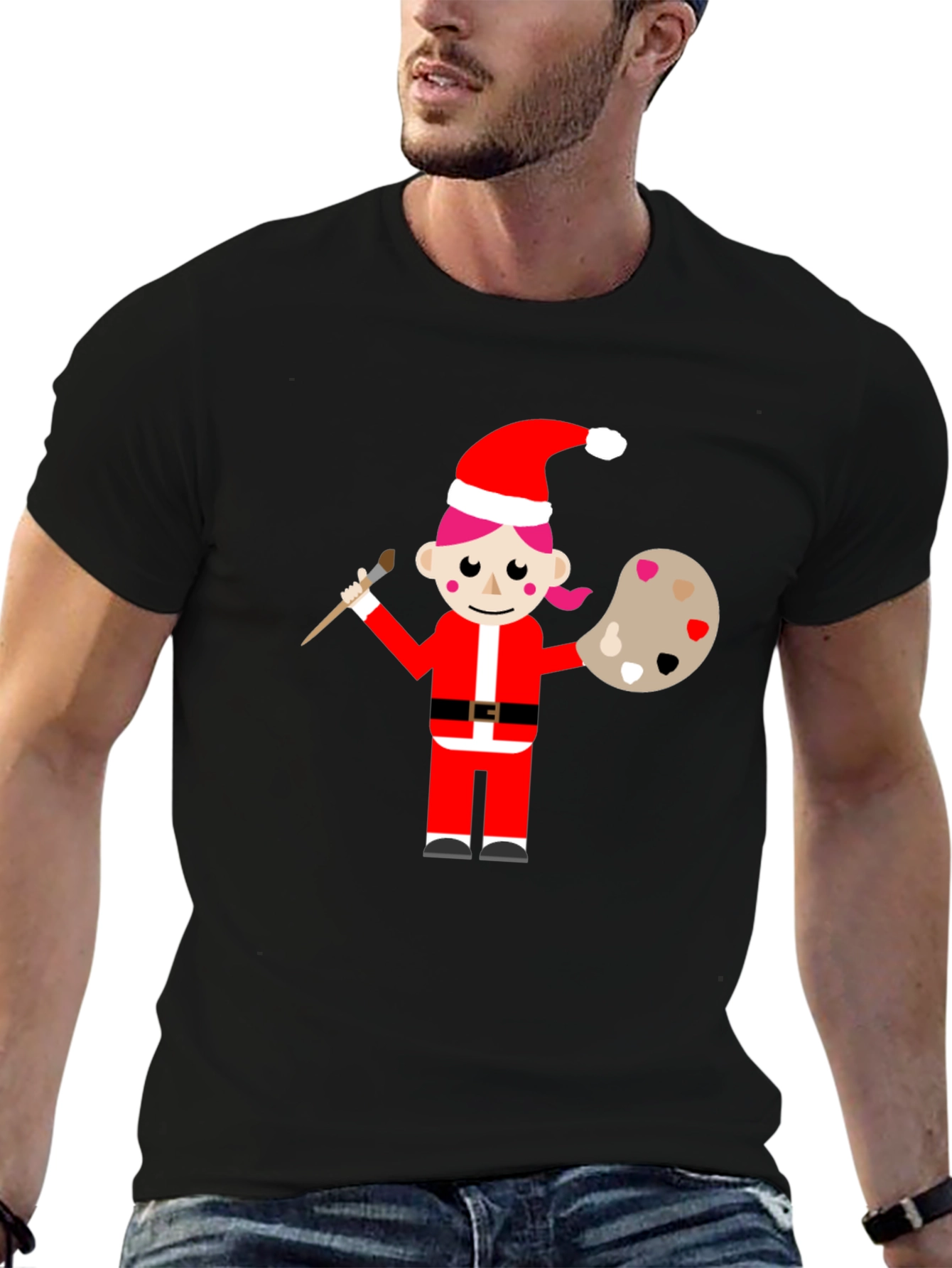 Whimsical Holiday Painter T-Shirt